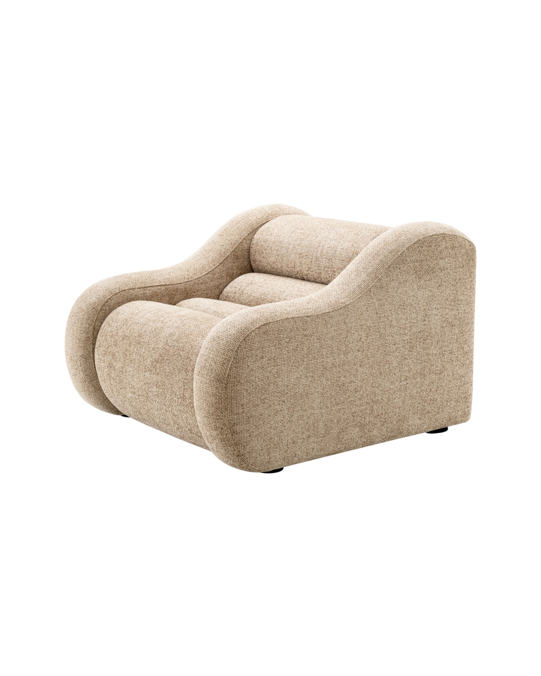 Carbone fåtölj lyssa sand