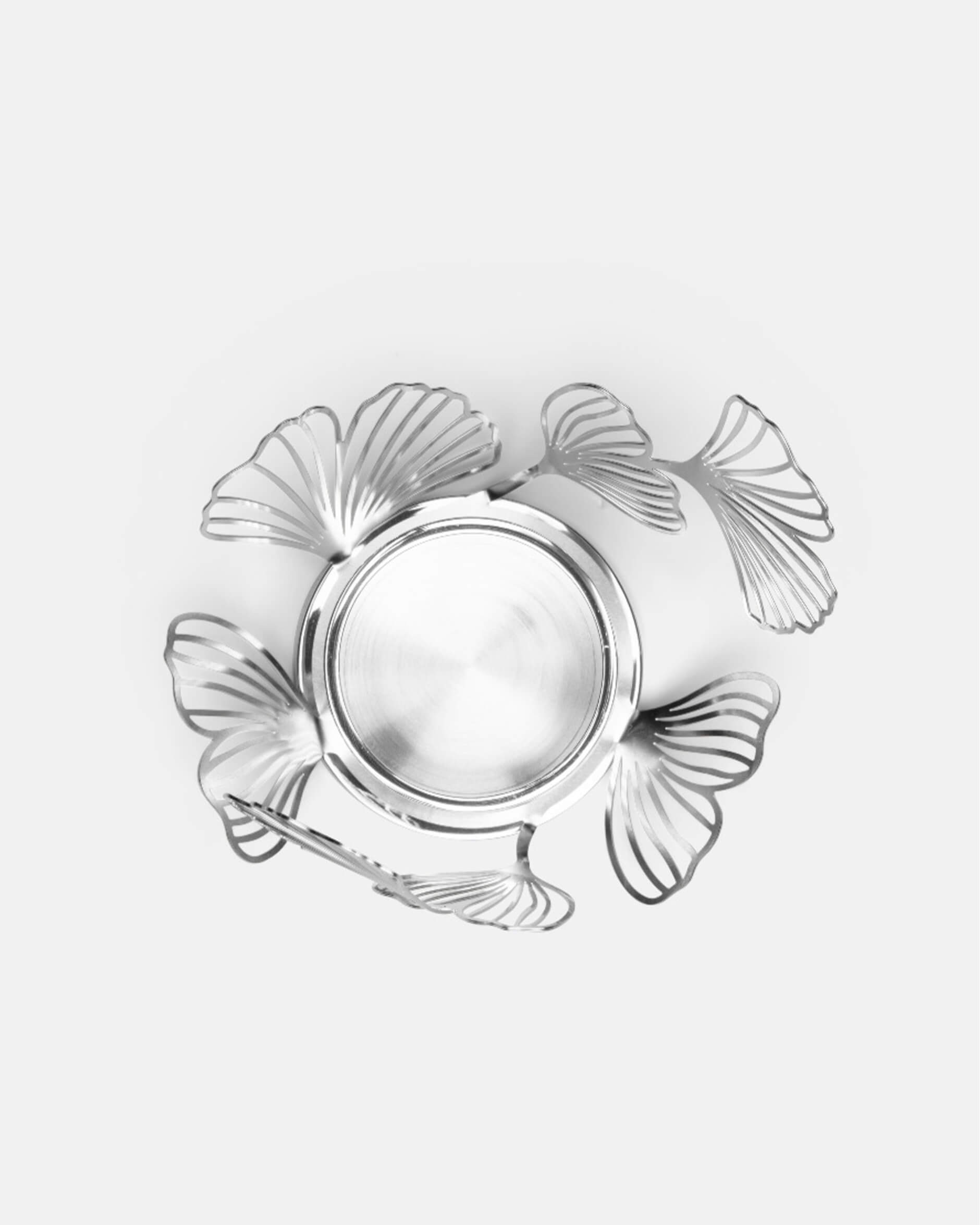 FLWR ljushållare silver