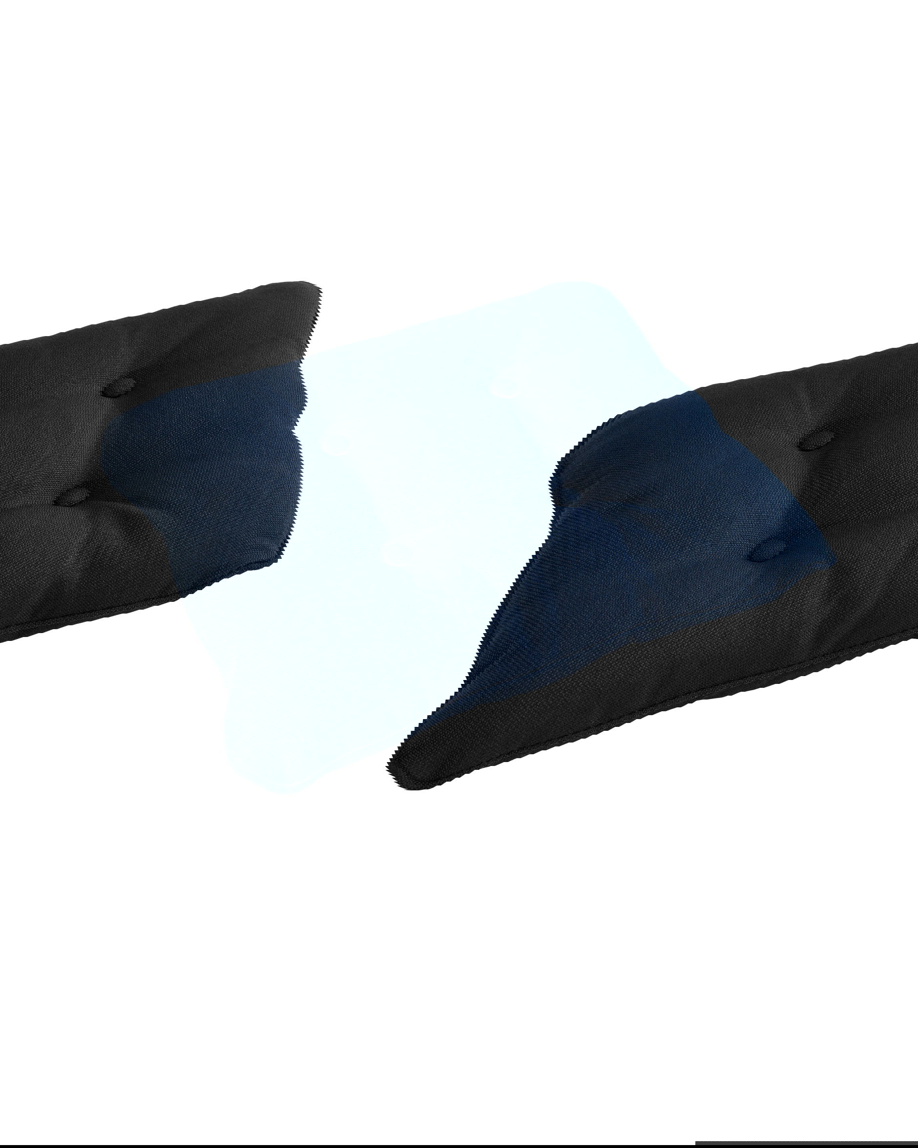 Dog bed cushion indigo