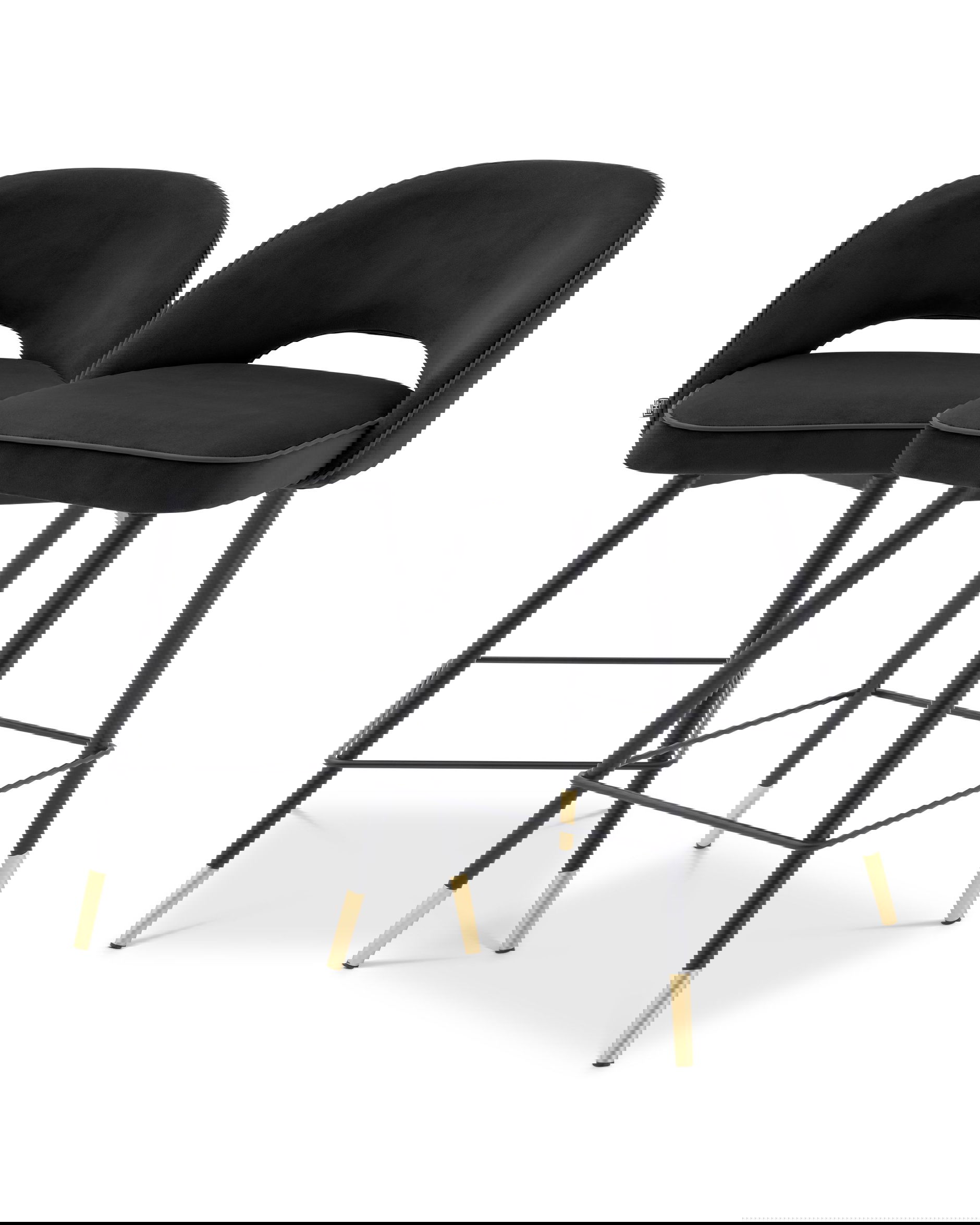 Cliff barstolar roche black velvet 2-set