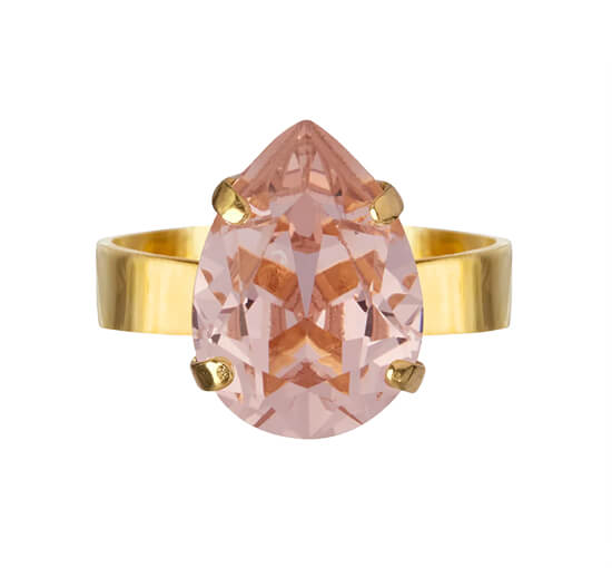 null - Mini Drop ring rose peach