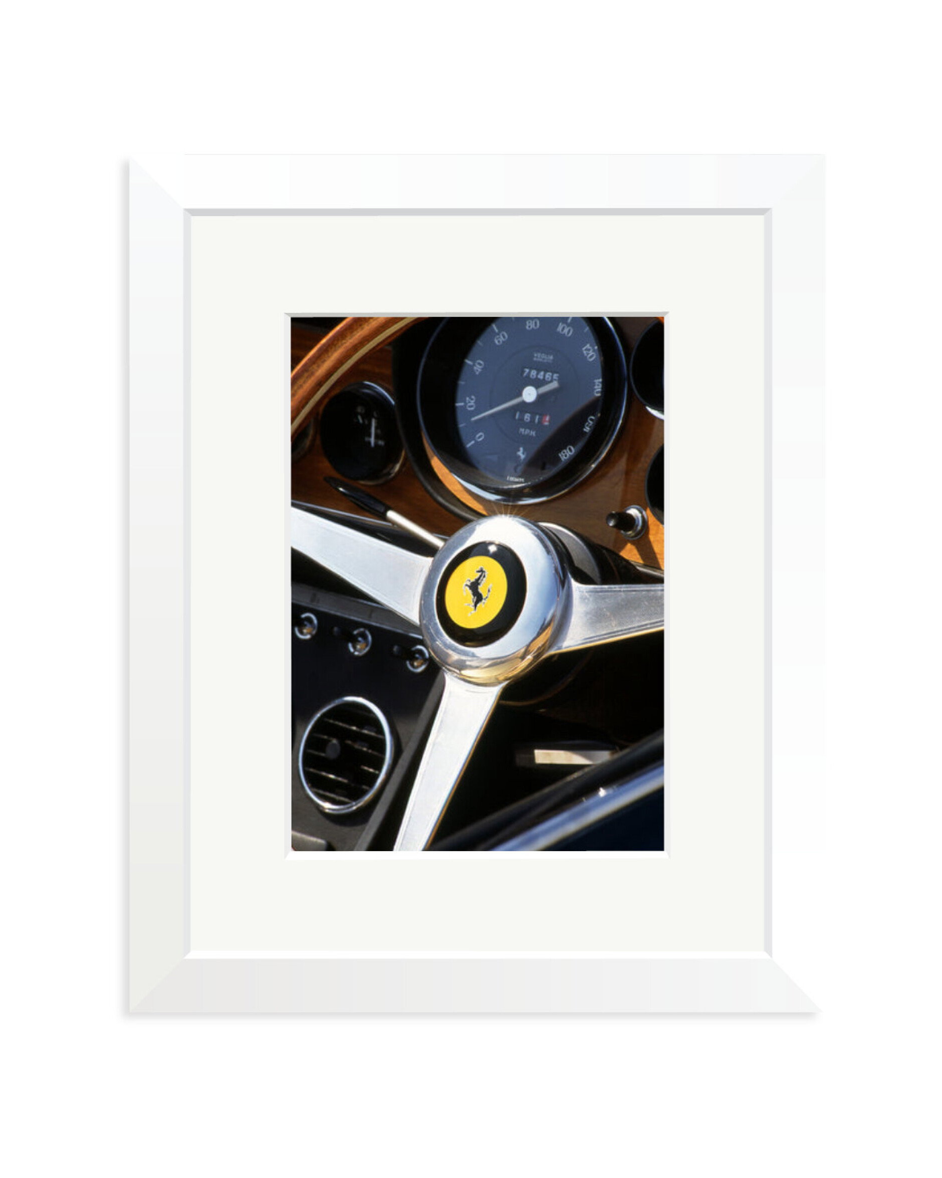 Ferrari Dashboard White / Small