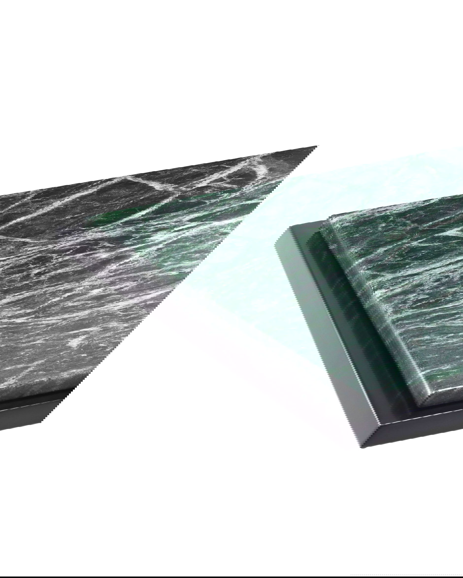 Side Table Cocktail bronze finish green marble OUTLET