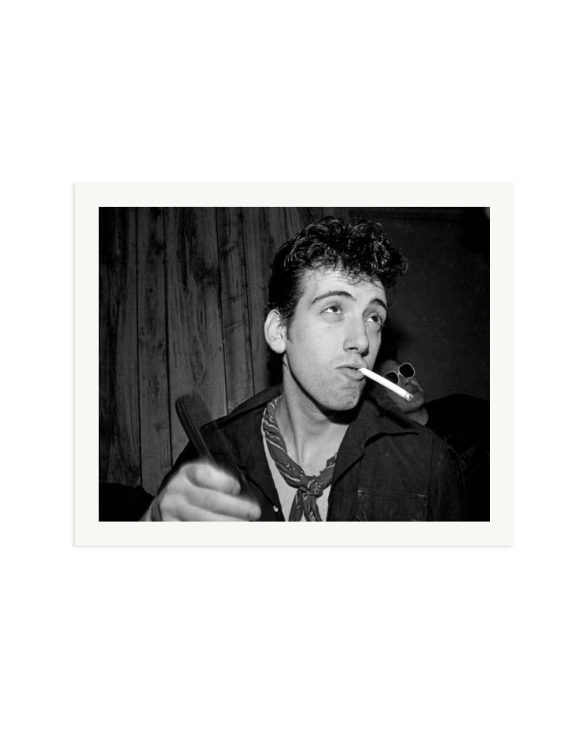 Mick Jones of The Clash Backstage 1979 Print Only / XXL