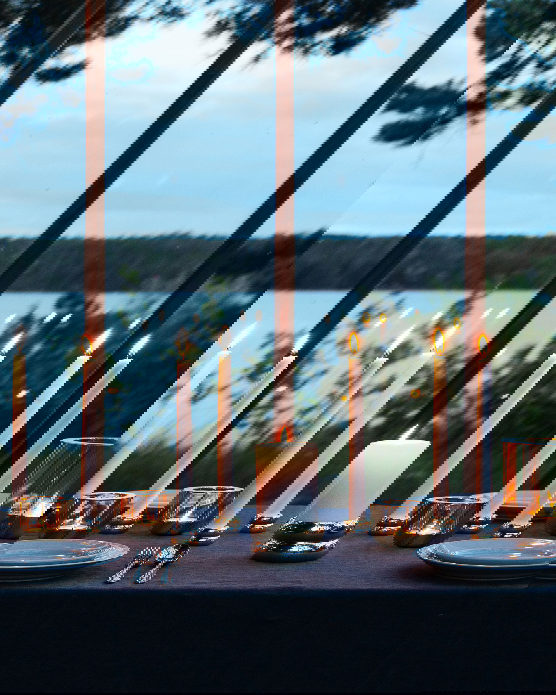 Marriage ljushållare guld/silver