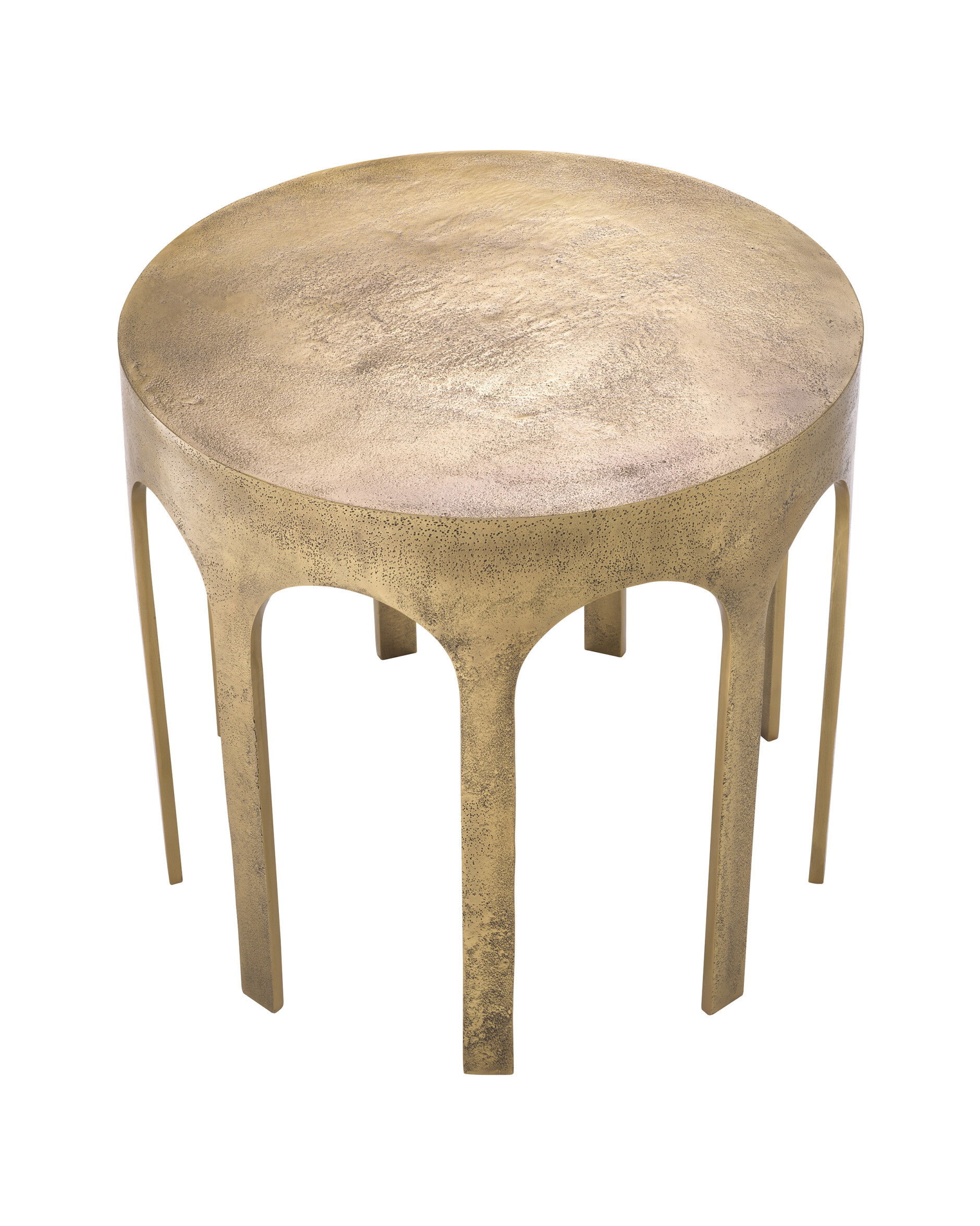 Gardini Side Table Vintage Brass