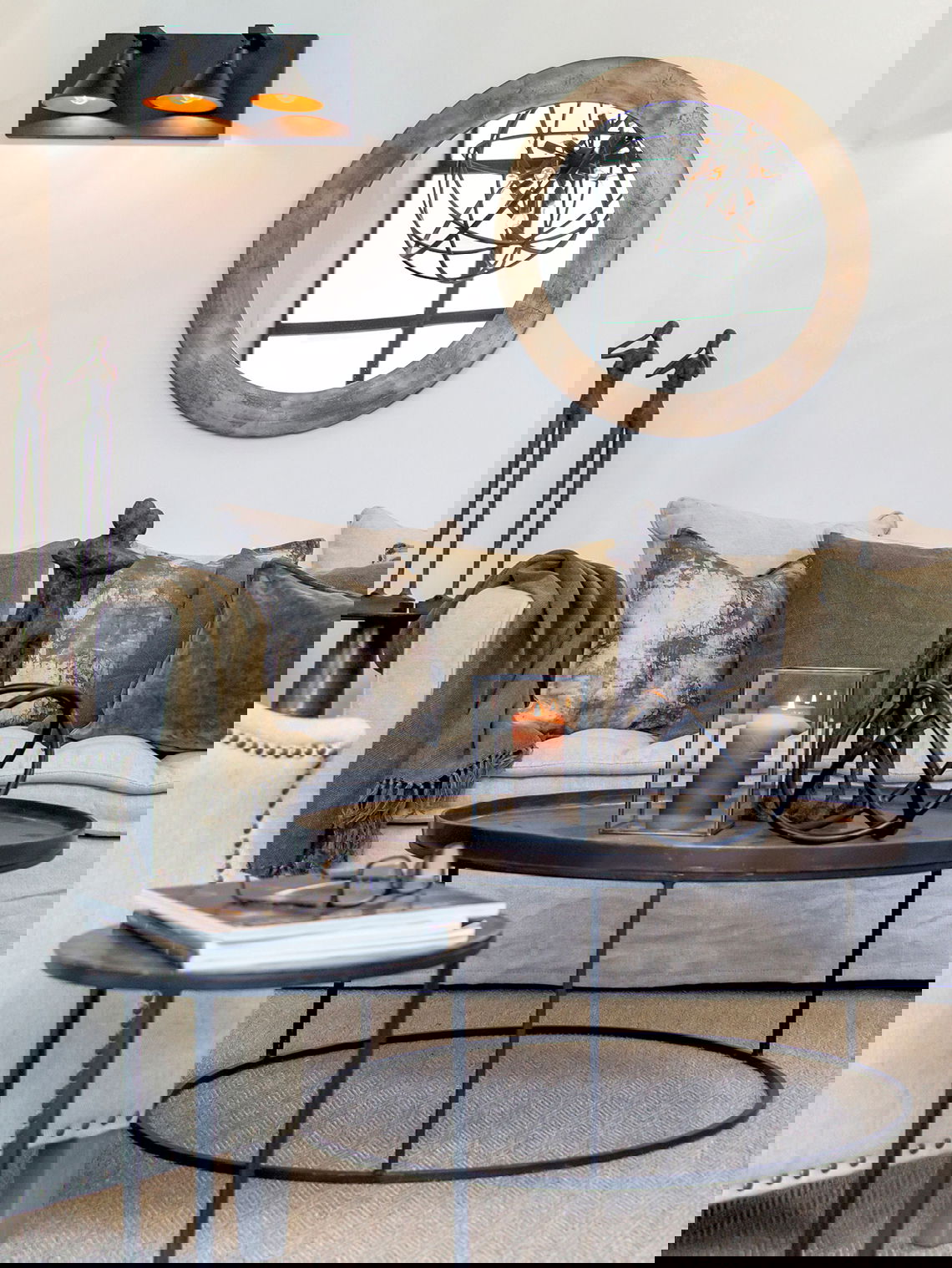 Fabio Couchtisch bronze/schwarz