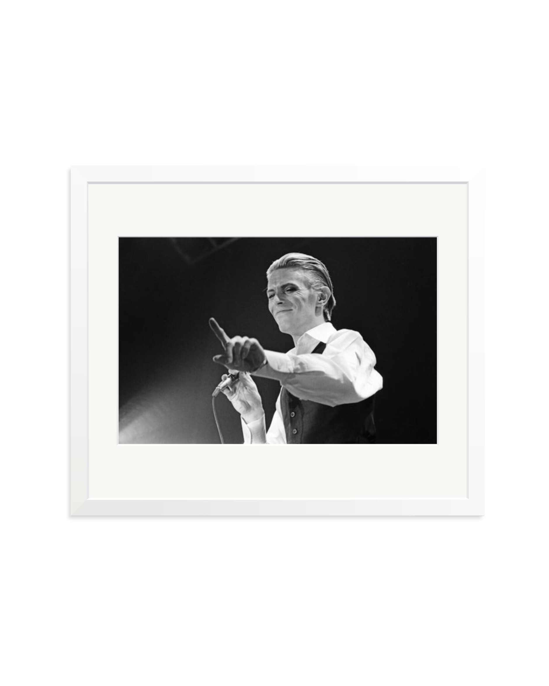 David Bowie Isolar Tour White / Large