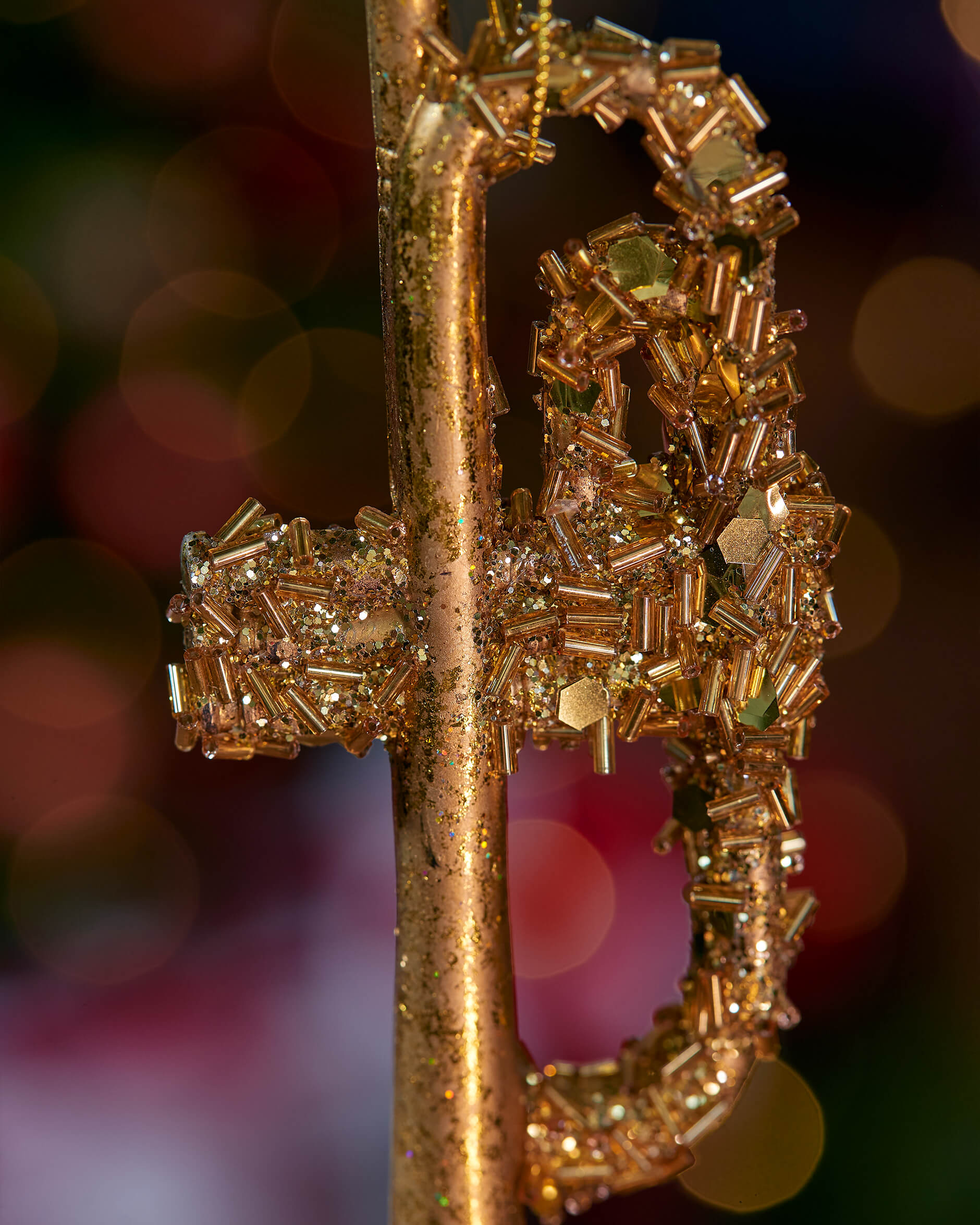 Louis trumpet julgransdekoration guld 24cm