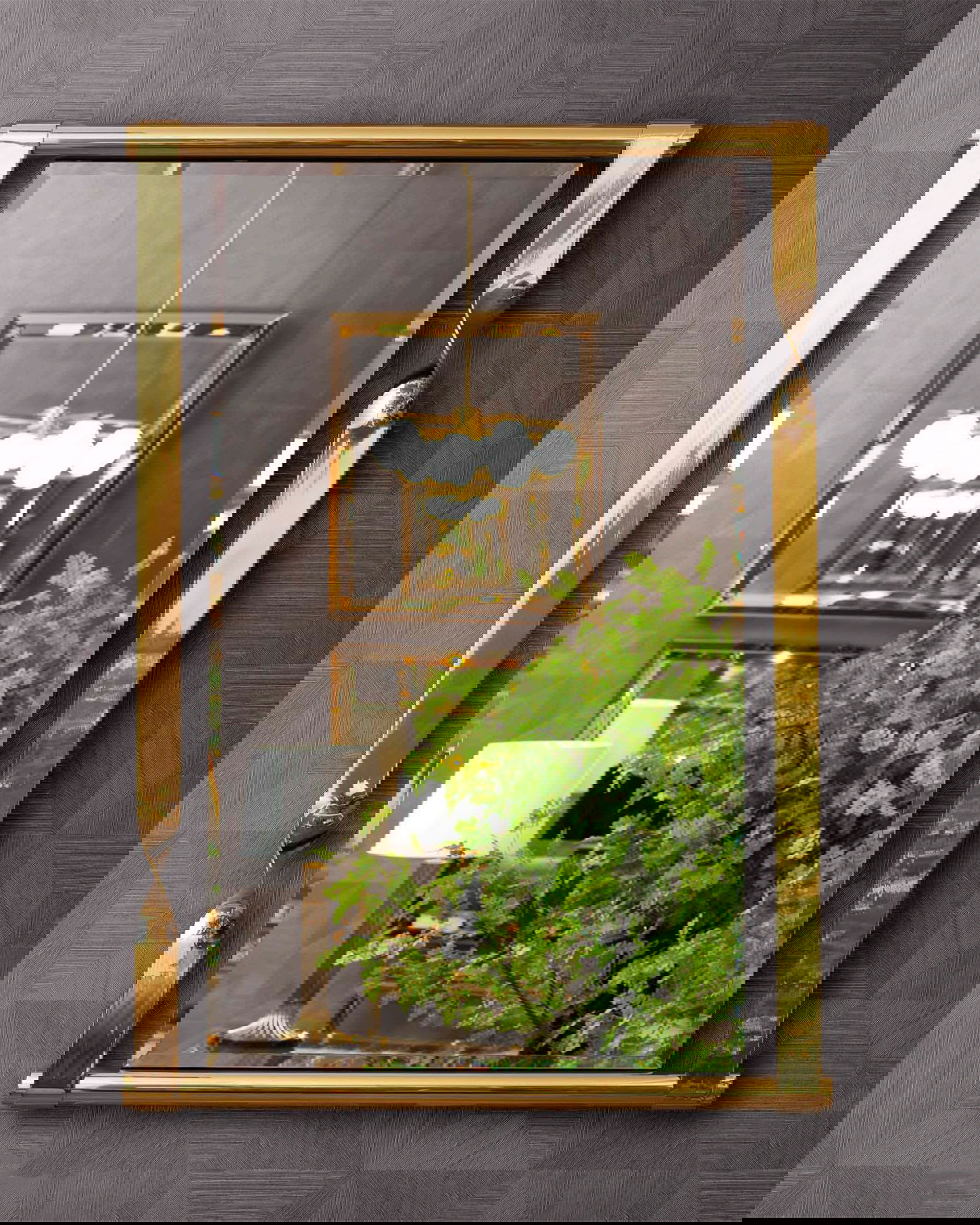 Byram spegel guld OUTLET