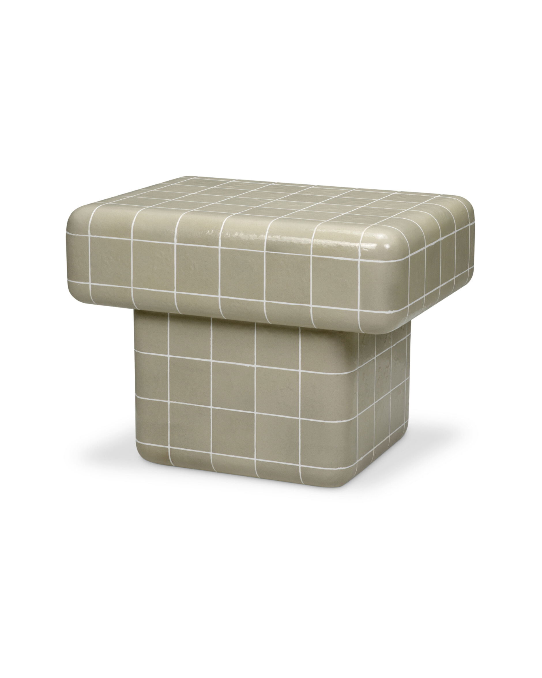 Mateo Side Table Light Grey