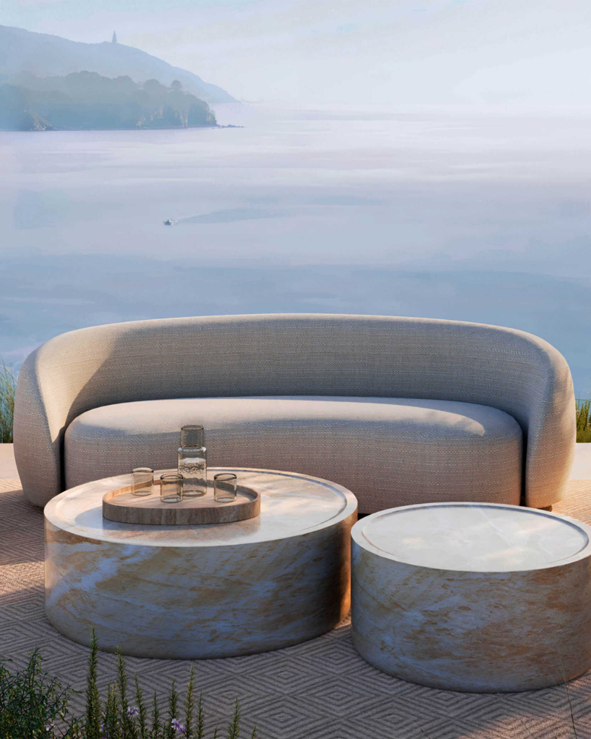 Amore soffa lucio sand