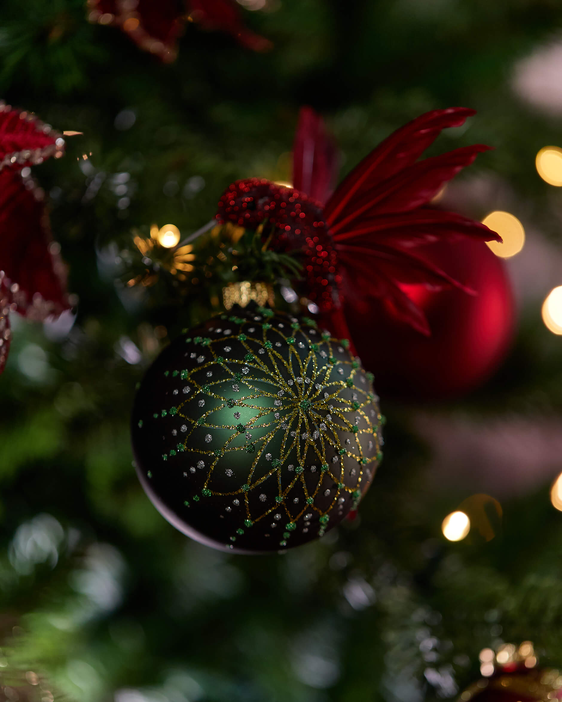 Lester julkula grön 8cm