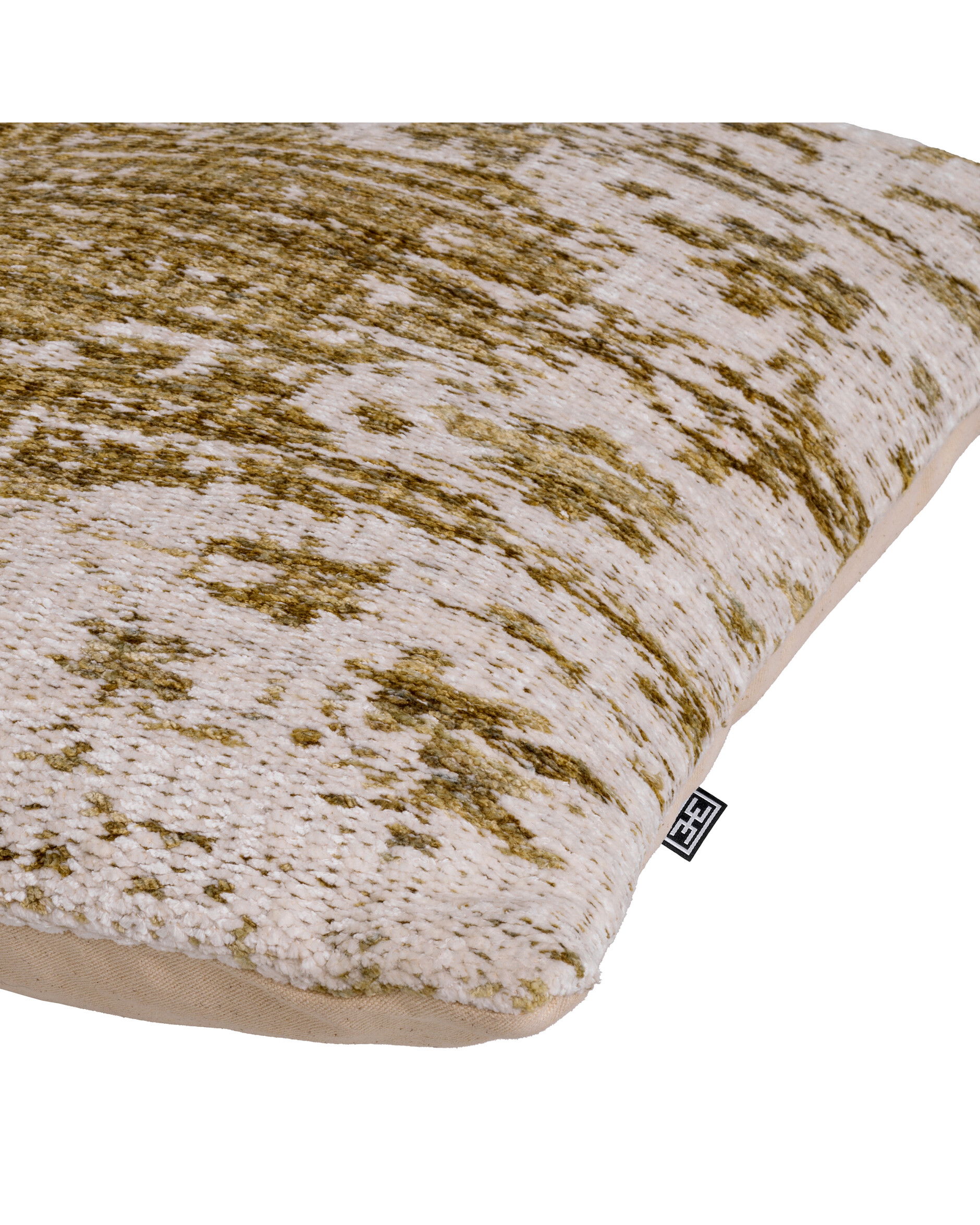 Serene prydnadskudde ivory/vintage green