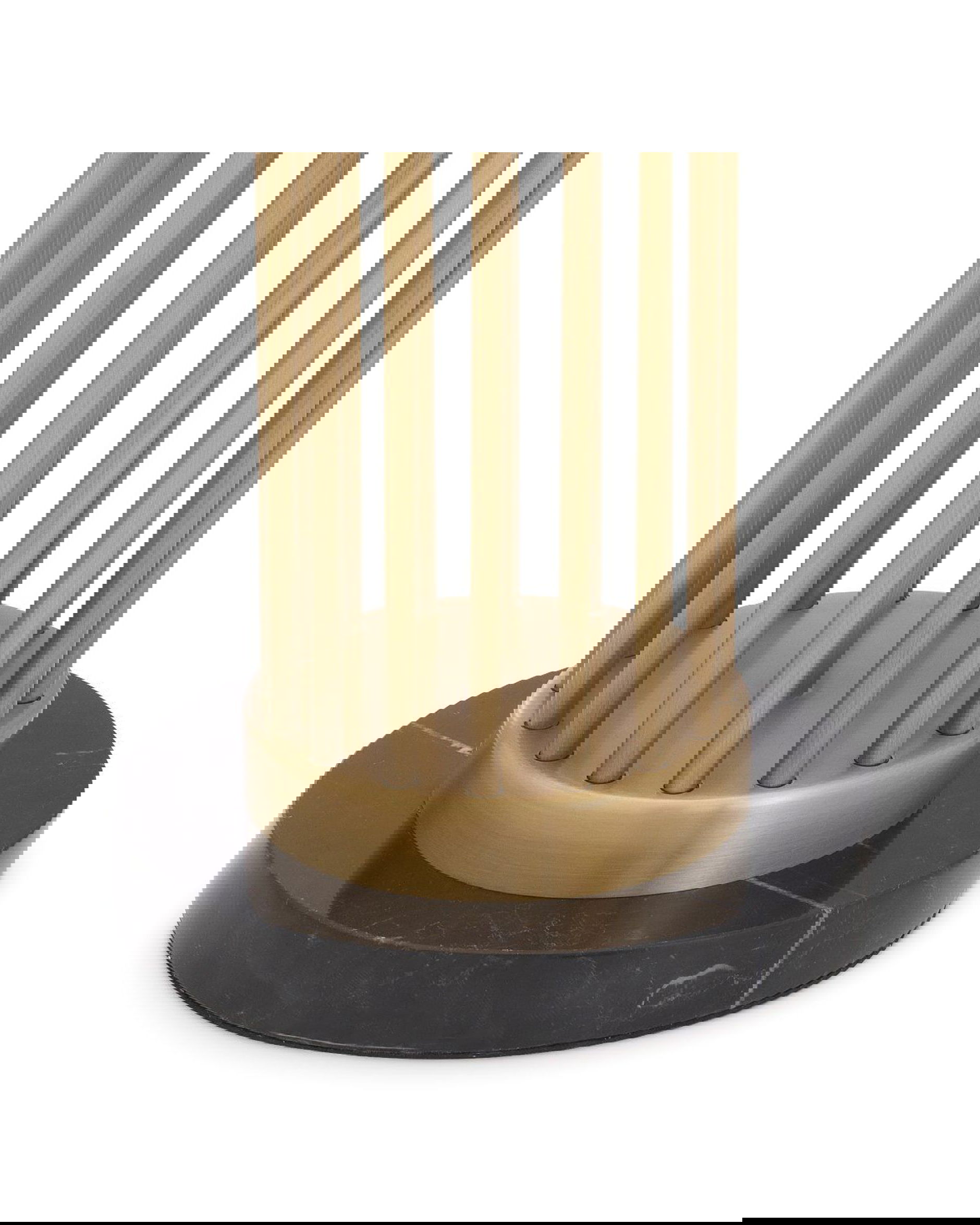 Condo Table Lamp Antique Brass/Black OUTLET