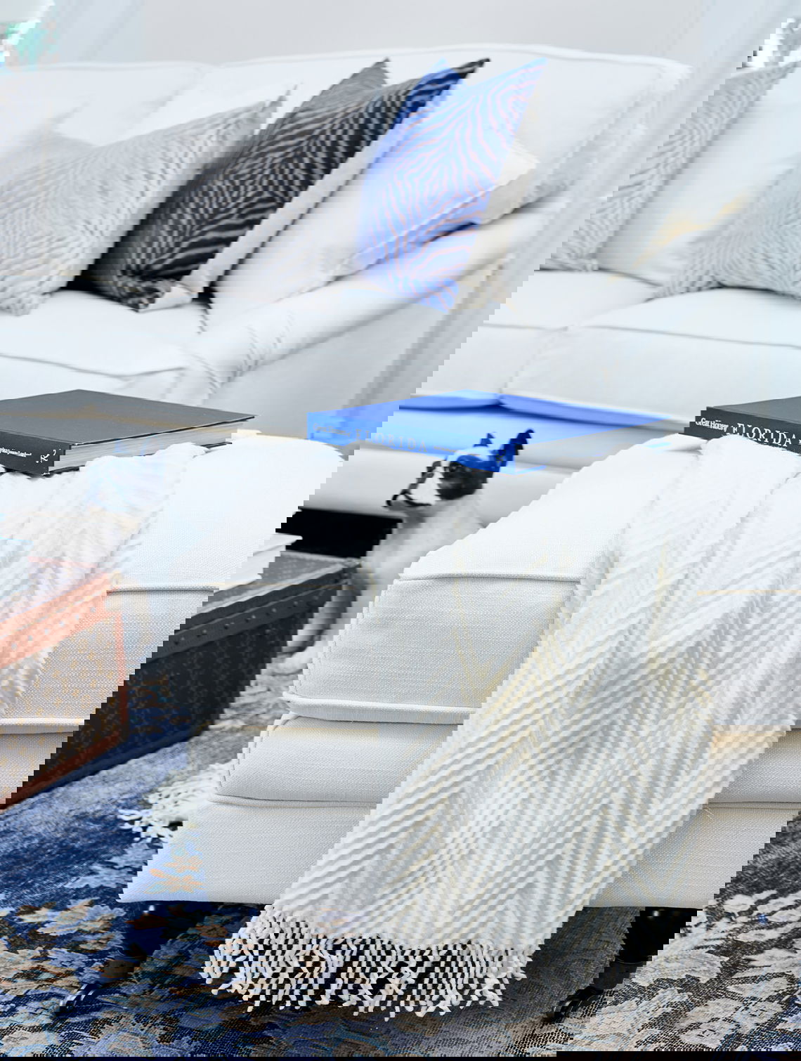 Howard Classic fotpall off-white