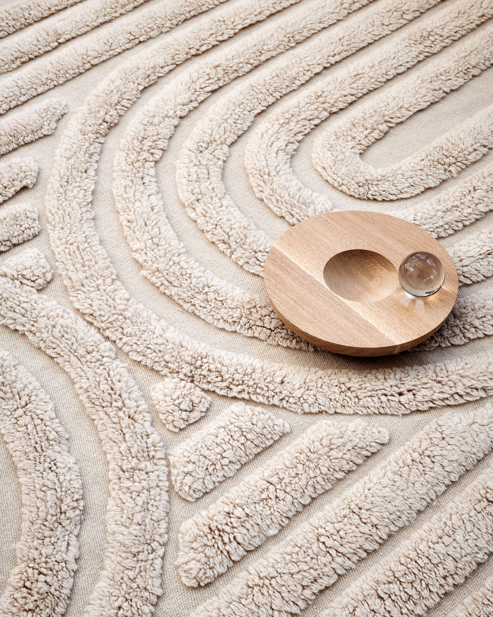 Curve-matto luonnollinen beige