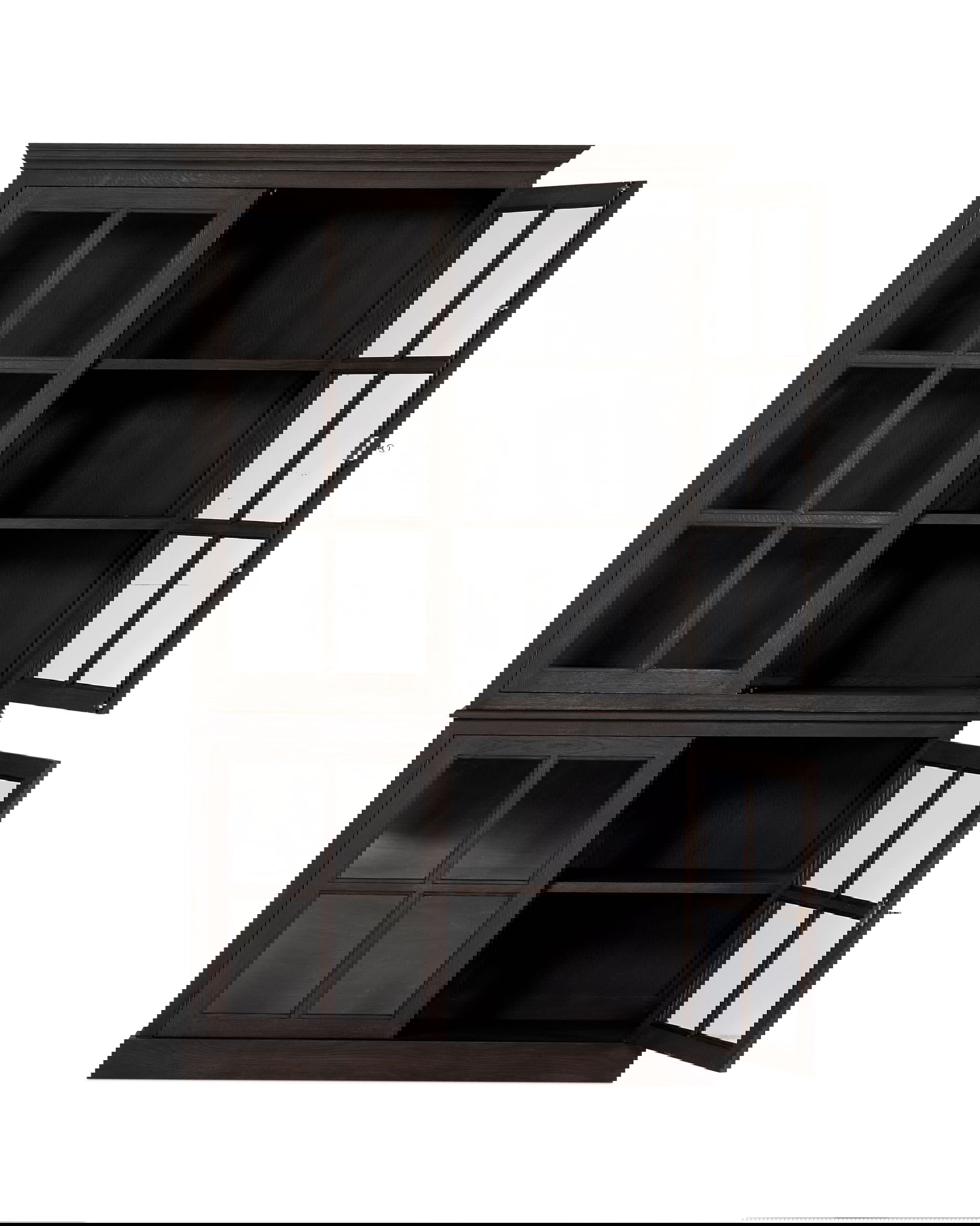 Seethrough vitrinskåp mountain wenge