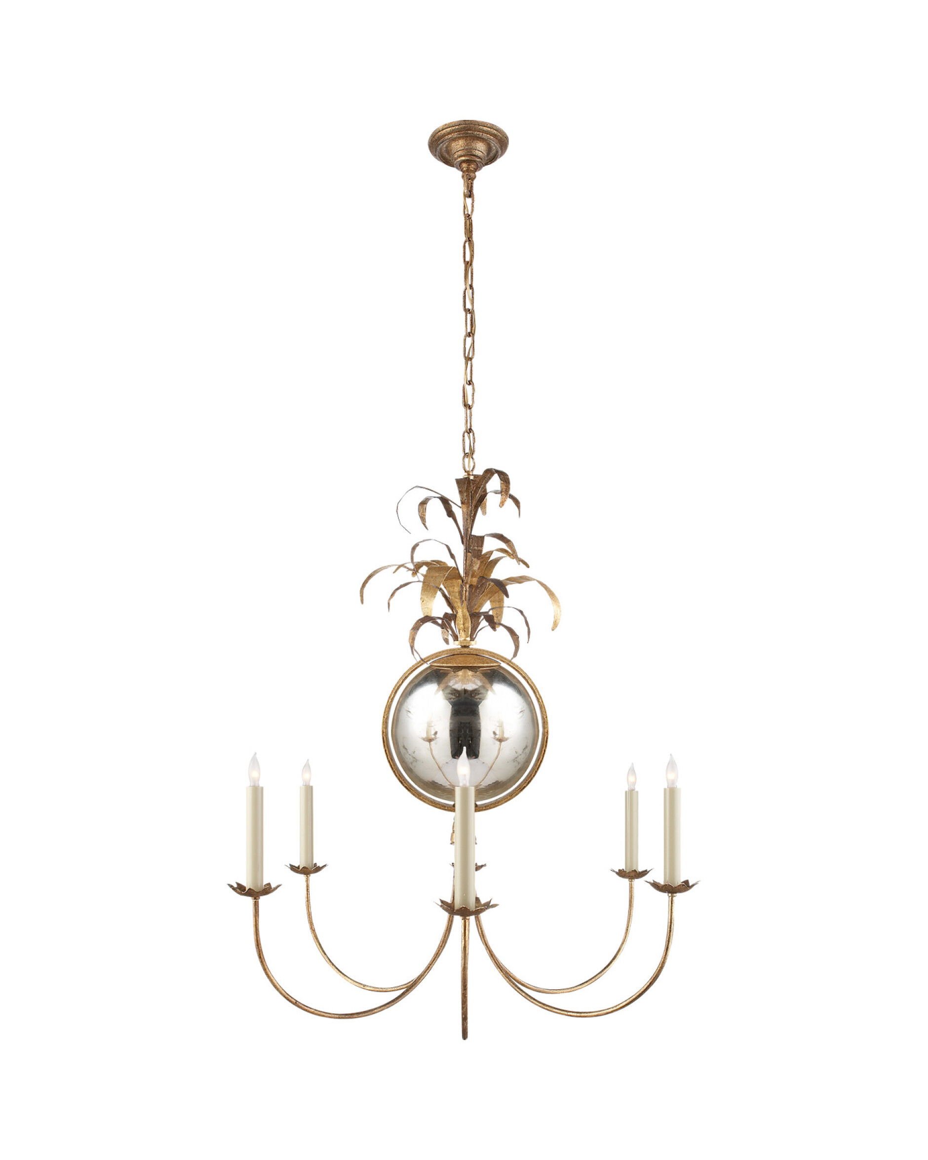Gramercy Medium Chandelier Gilded Iron