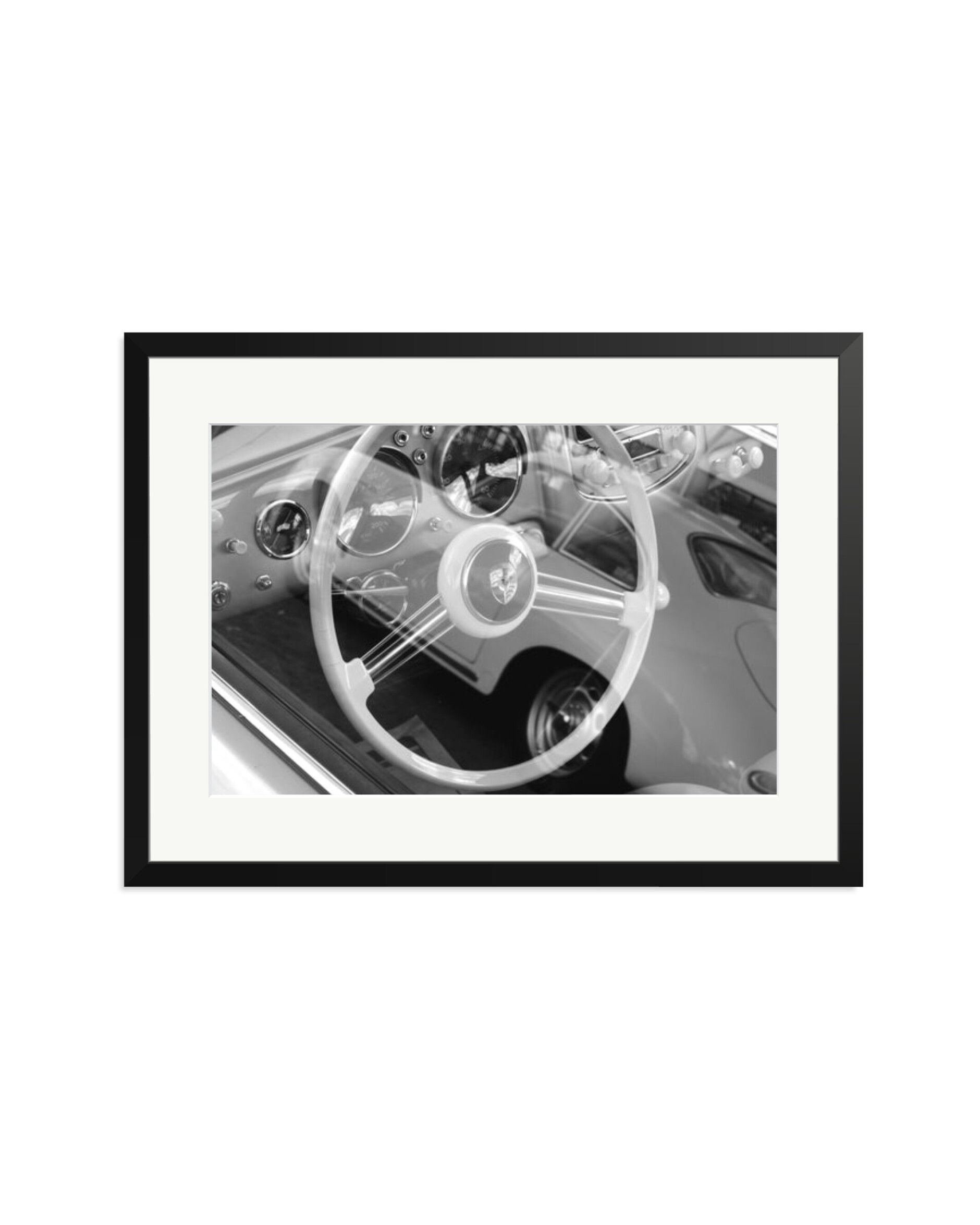 Porsche Steering Wheel Black / XL