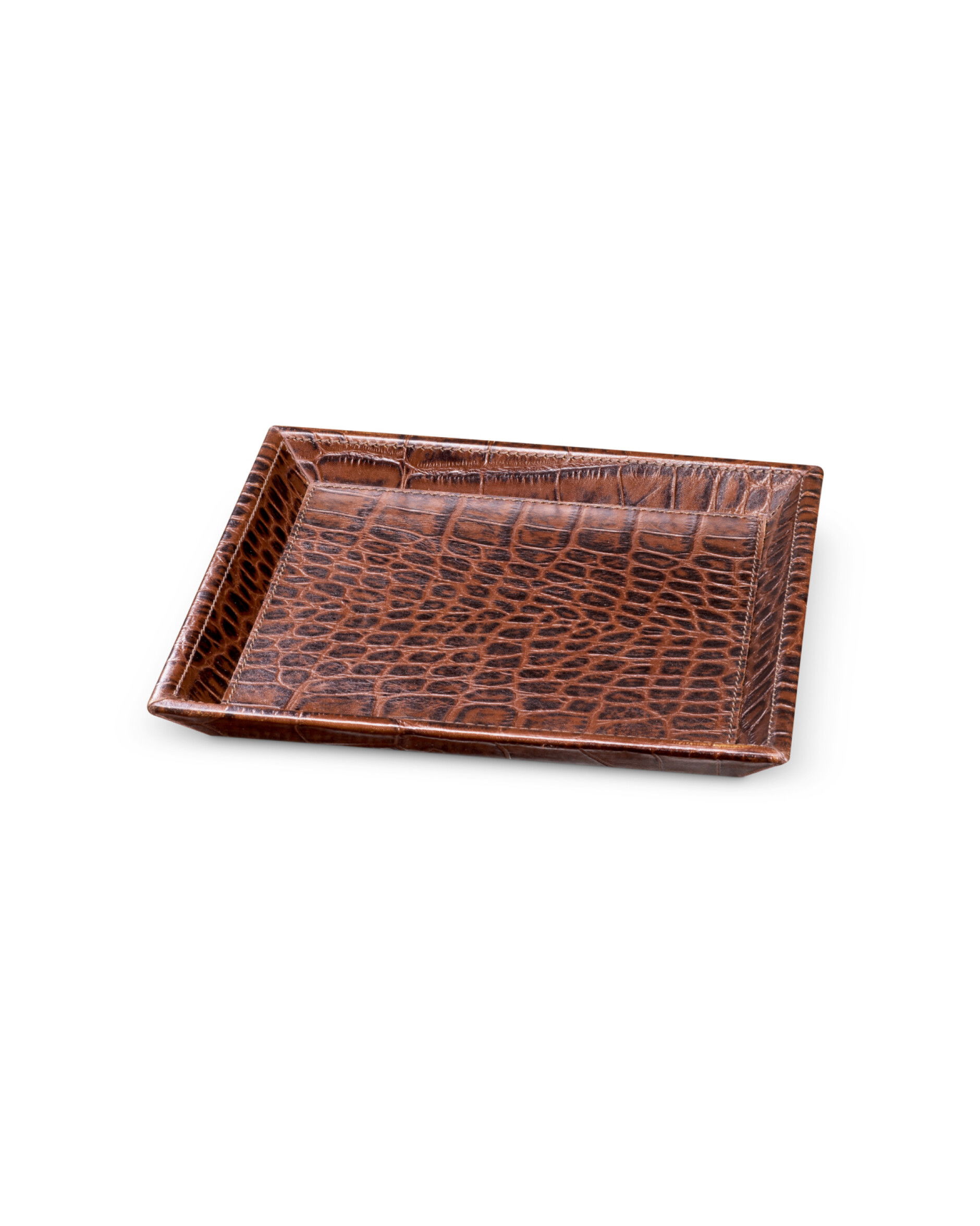 Scaleo skrivbordsbricka brun 2-set