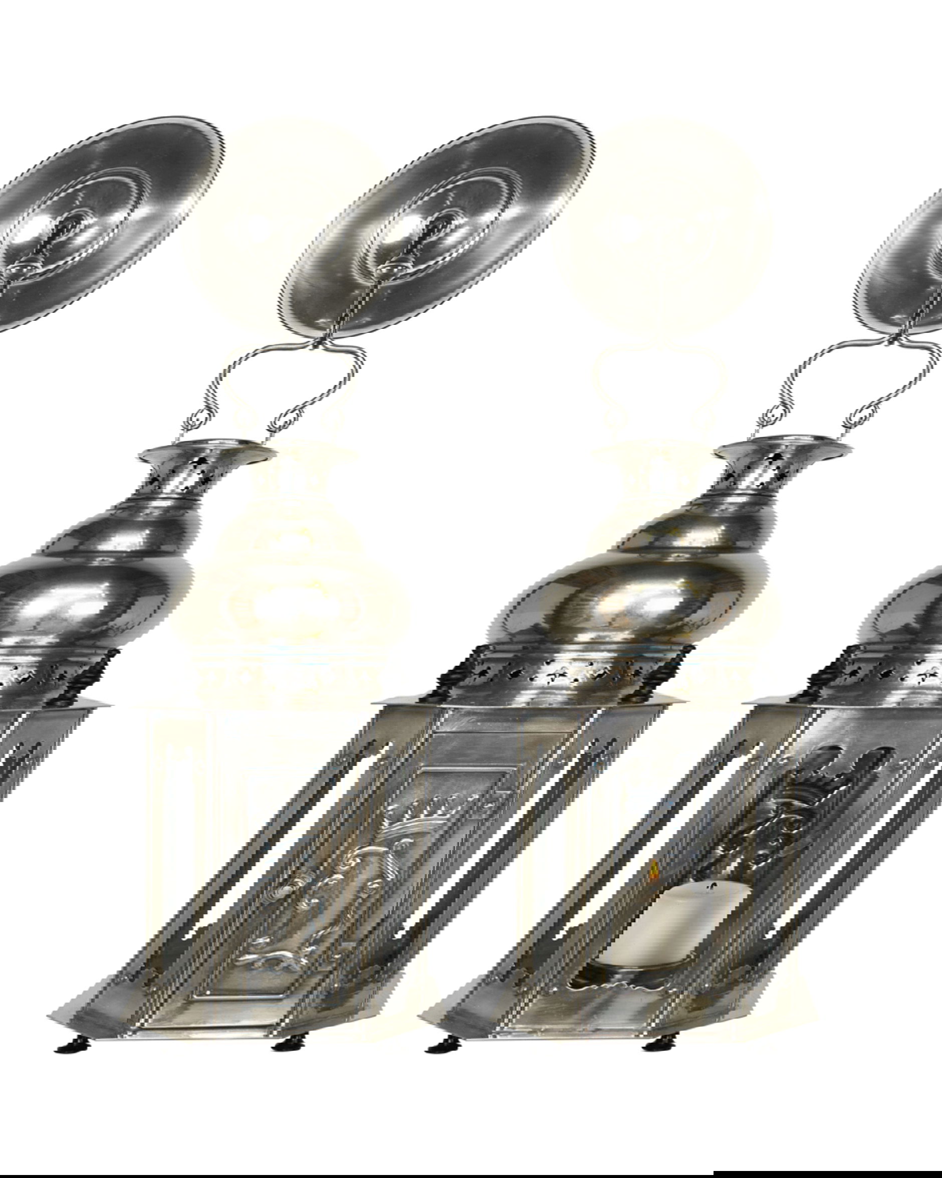 Venetian Lantern, Antique Silver