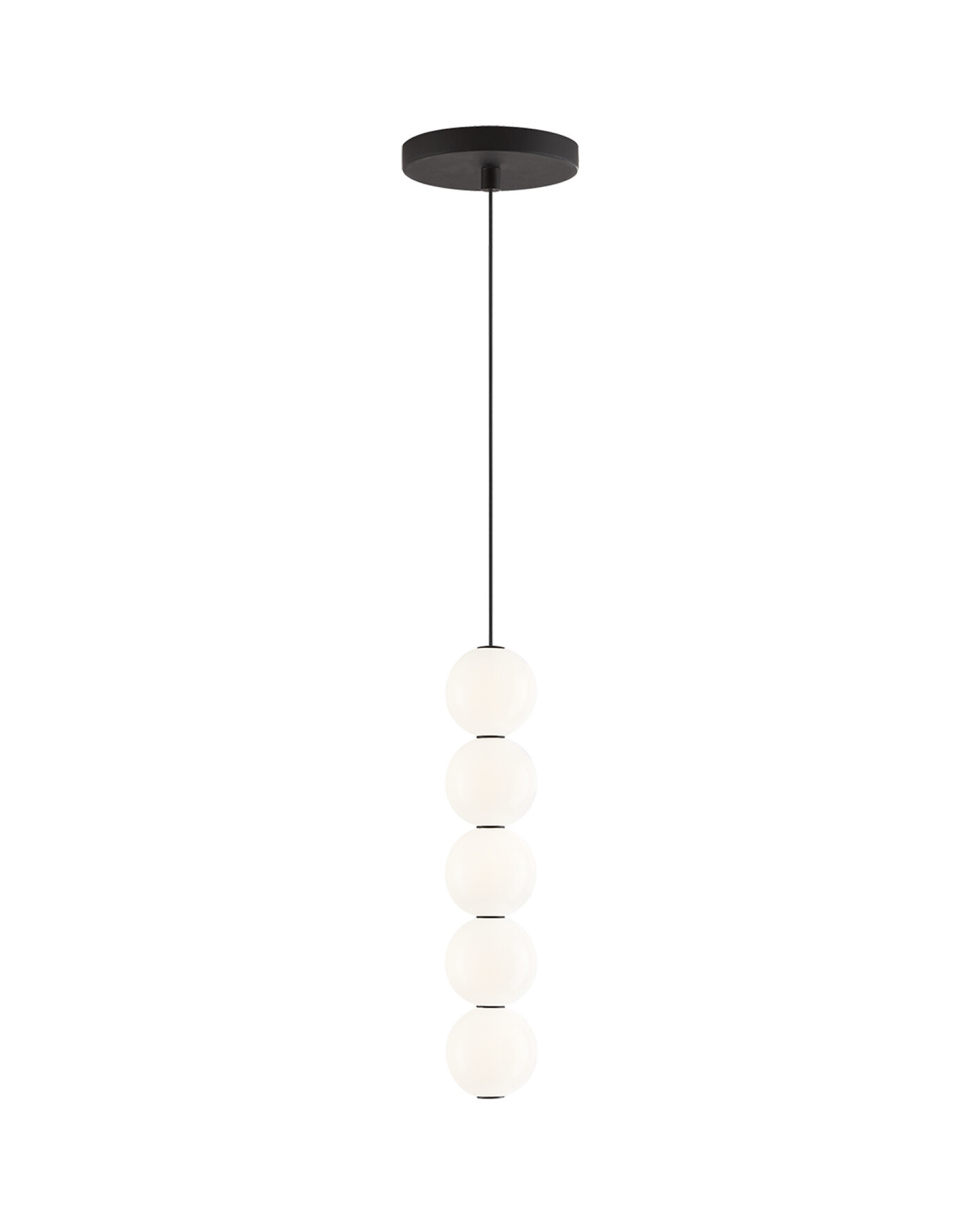 Orbet 5-Light Pendant Nightshade Black