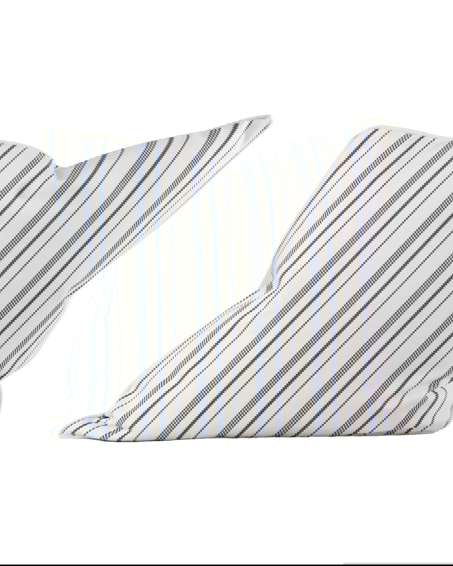 Annick Ticking kuddfodral blå/vit
