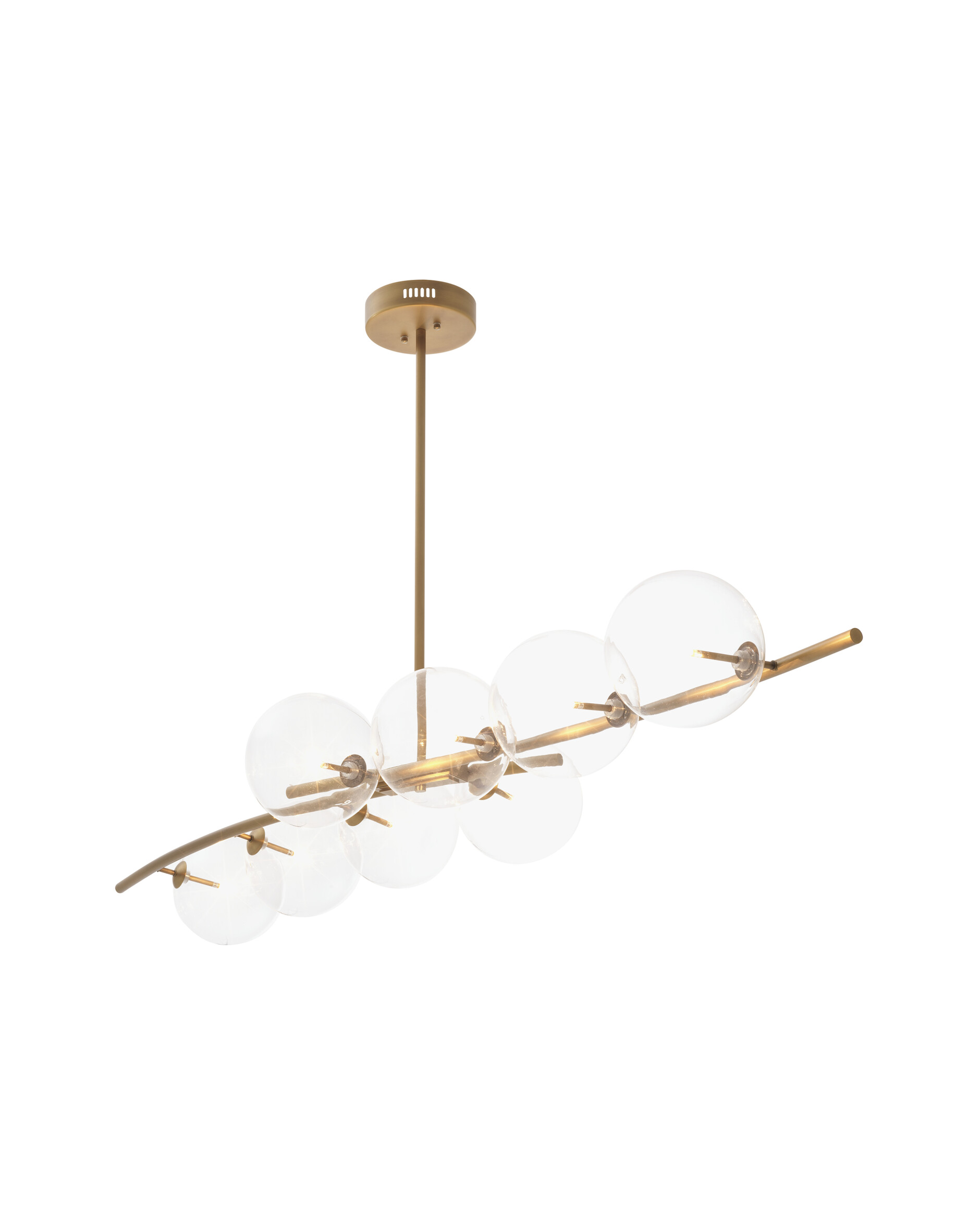 Spezia taklampa antique brass