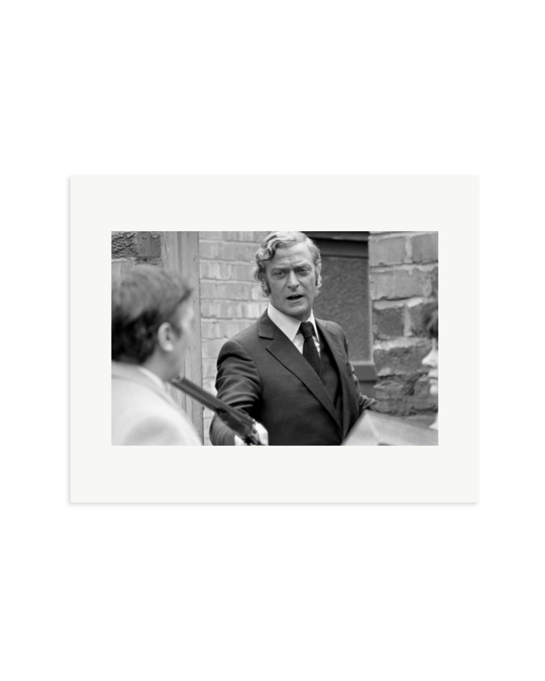 Caine On Set Print Only / Medium