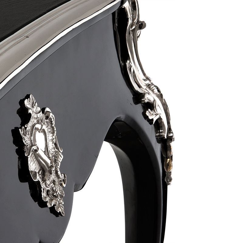 Lodewijk XV skrivbord piano black OUTLET