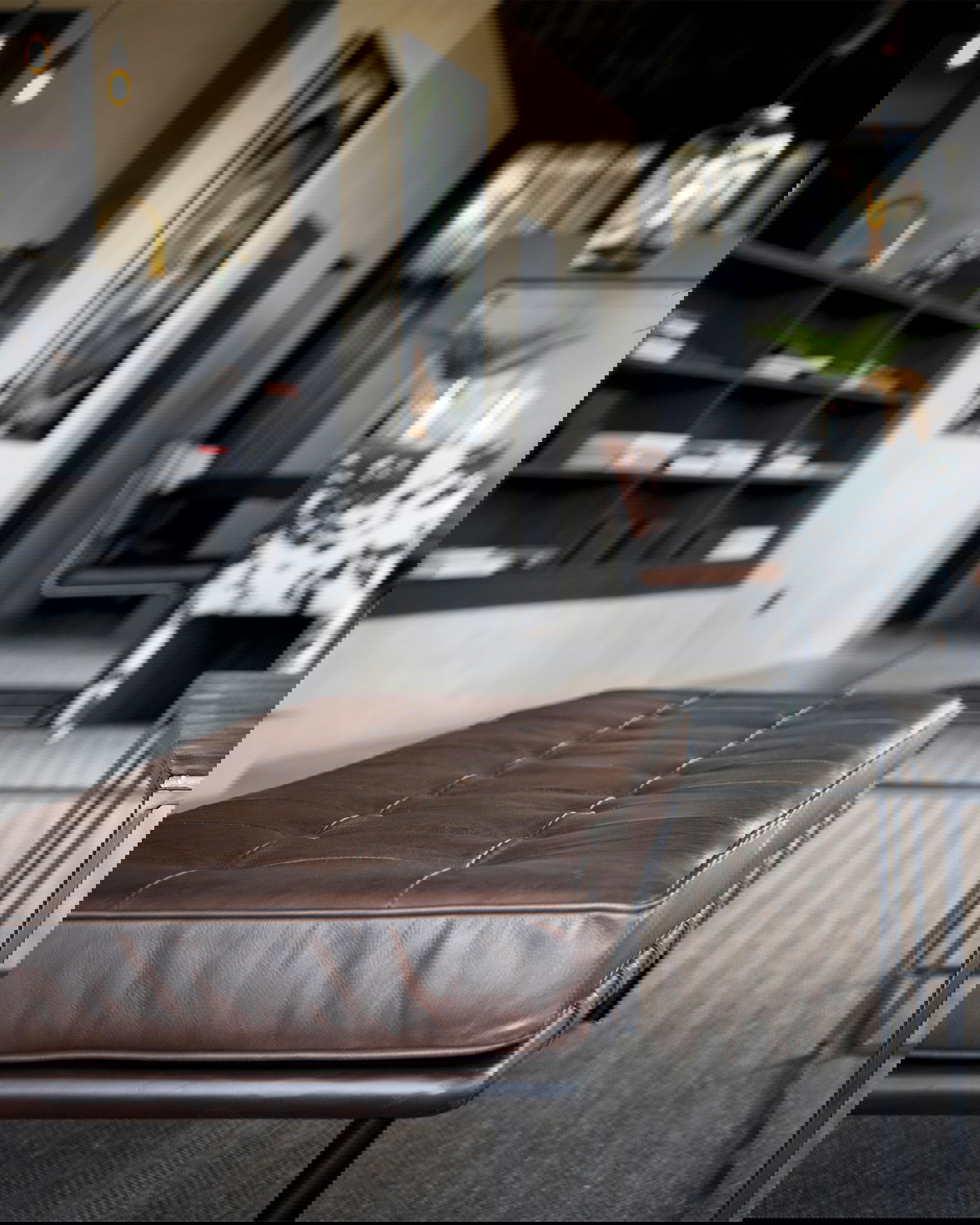 Princetown skinnbänk brun