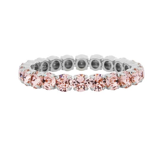 Vintage Rose - Gia Stud Bracelet Crystal Rhodium