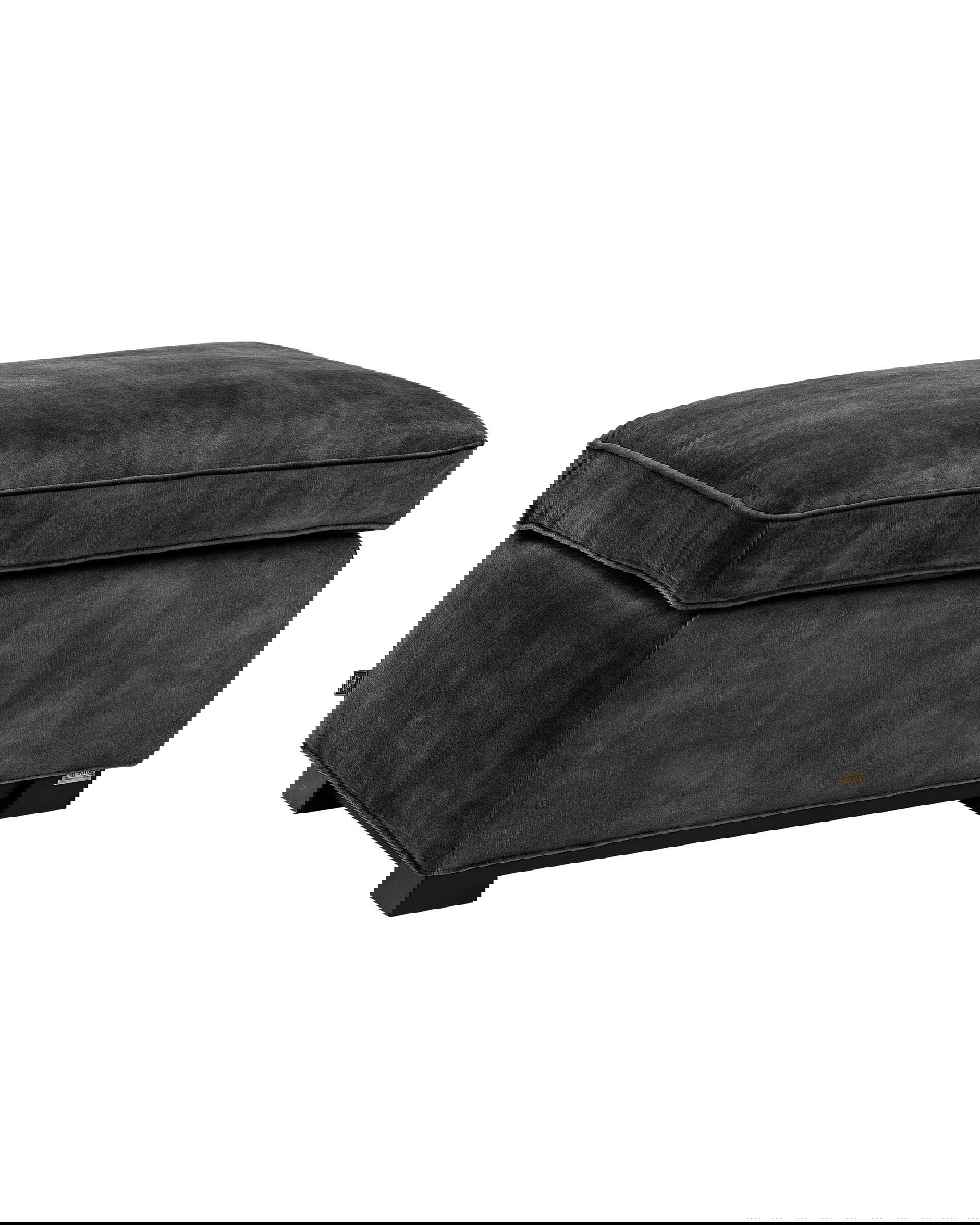 Midtown fotpall avanna dark grey