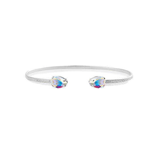 null - Petite Drop armbånd crystal rhodium