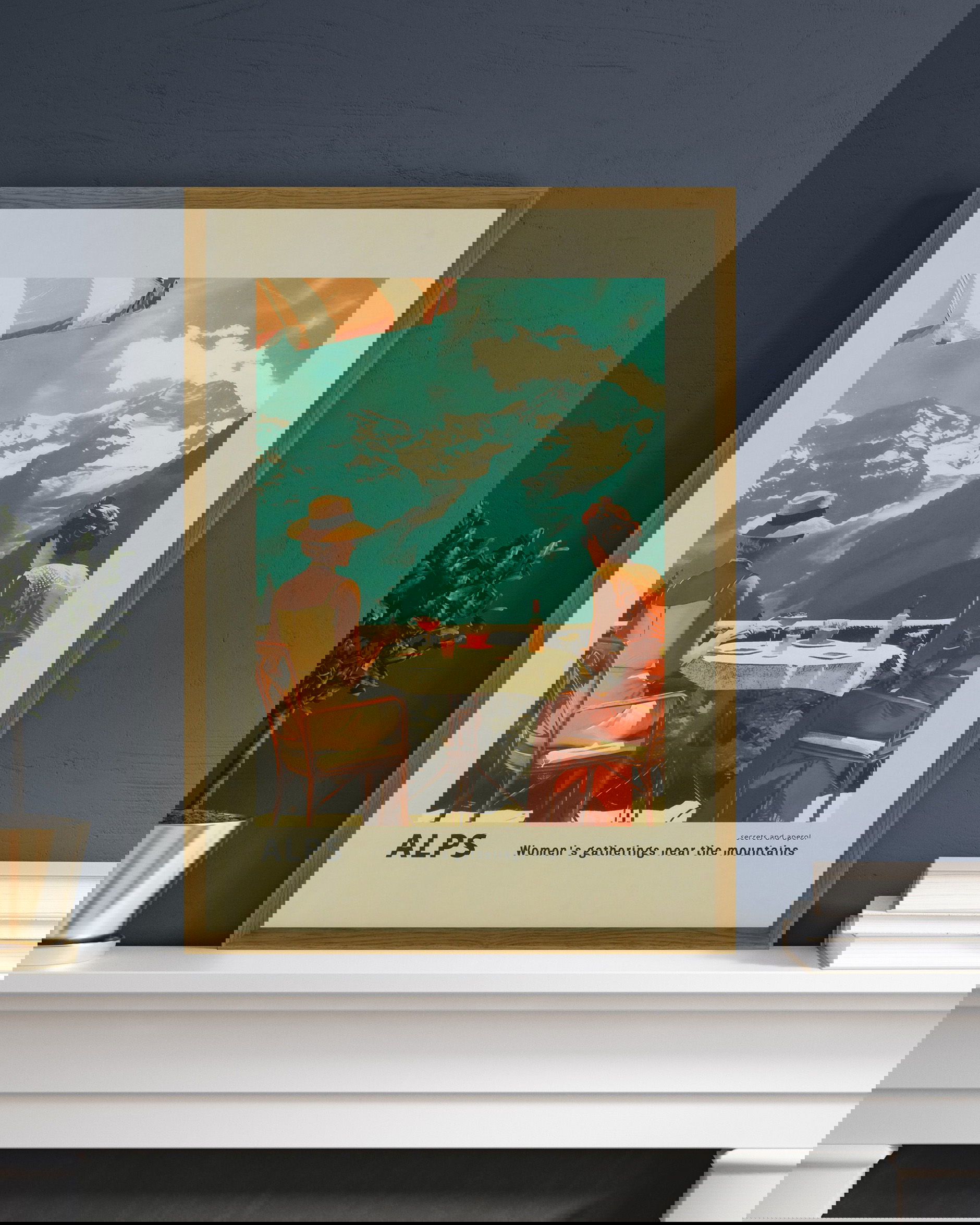 Meeting of Girls near the Mountains