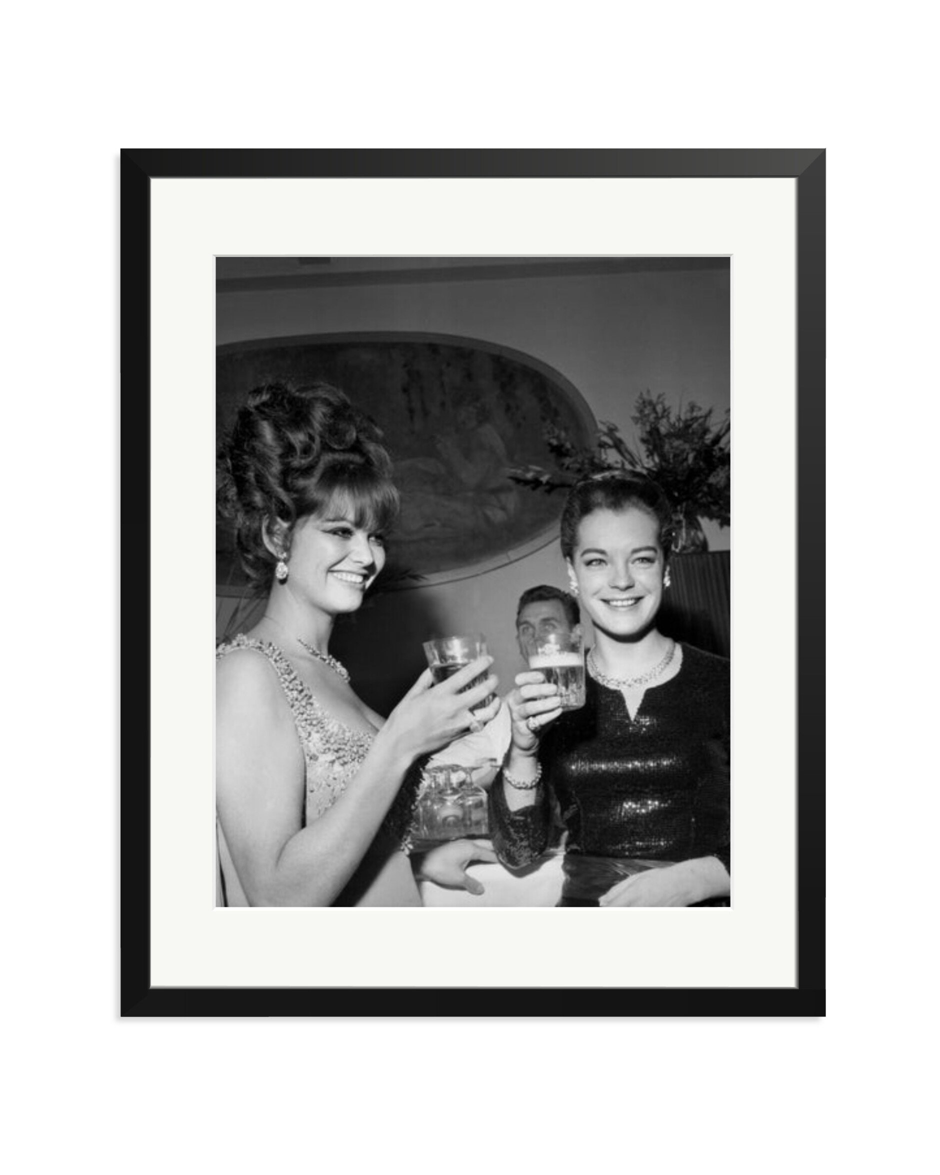 Claudia Cardinale and Romy Schneider Black / XL