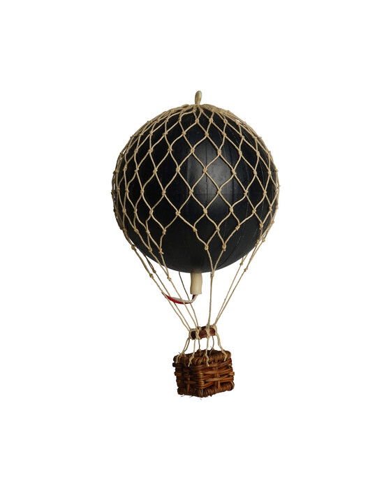 Floating The Skies Hot Air Balloon Black
