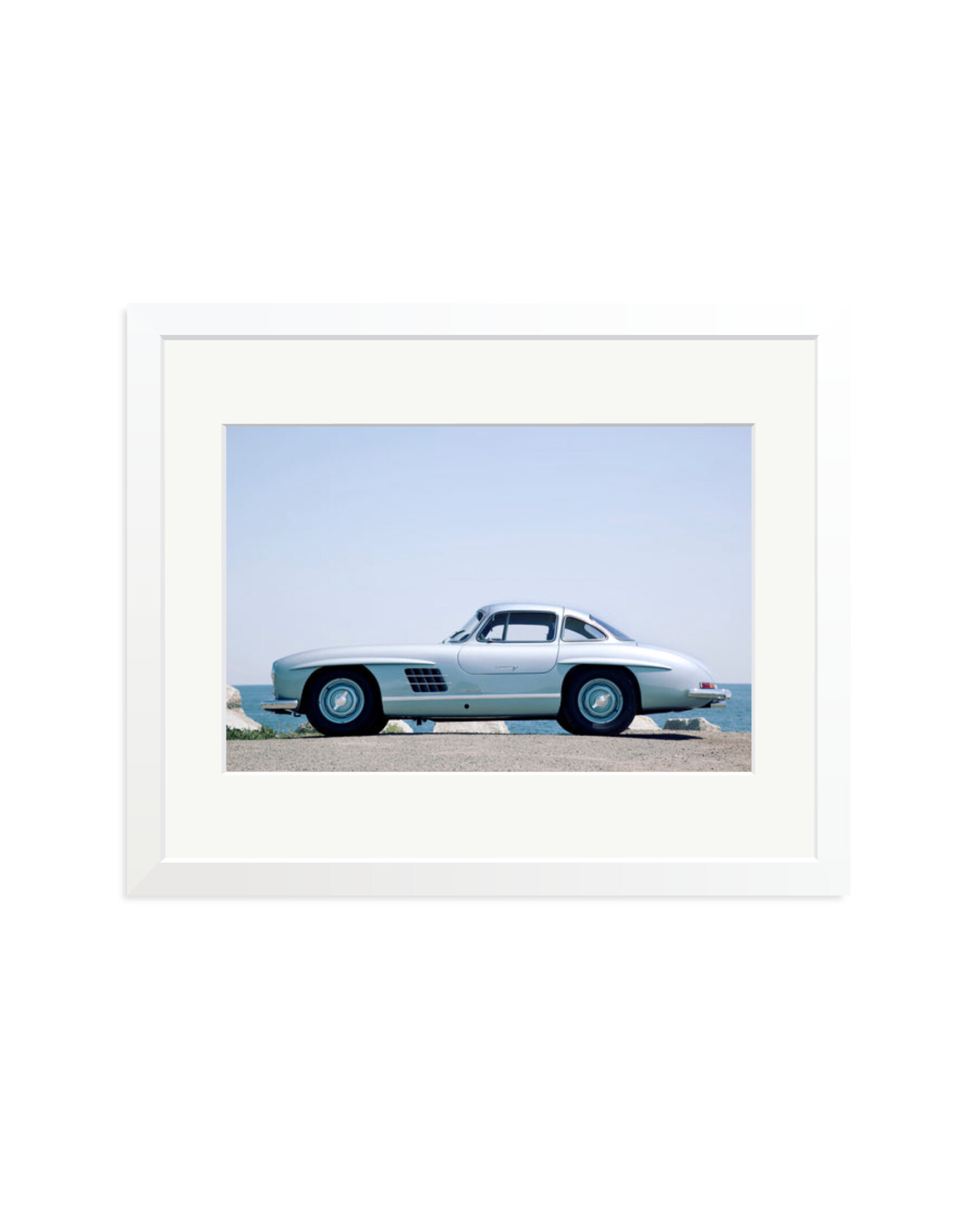 1956 Mercedes Benz White / Medium