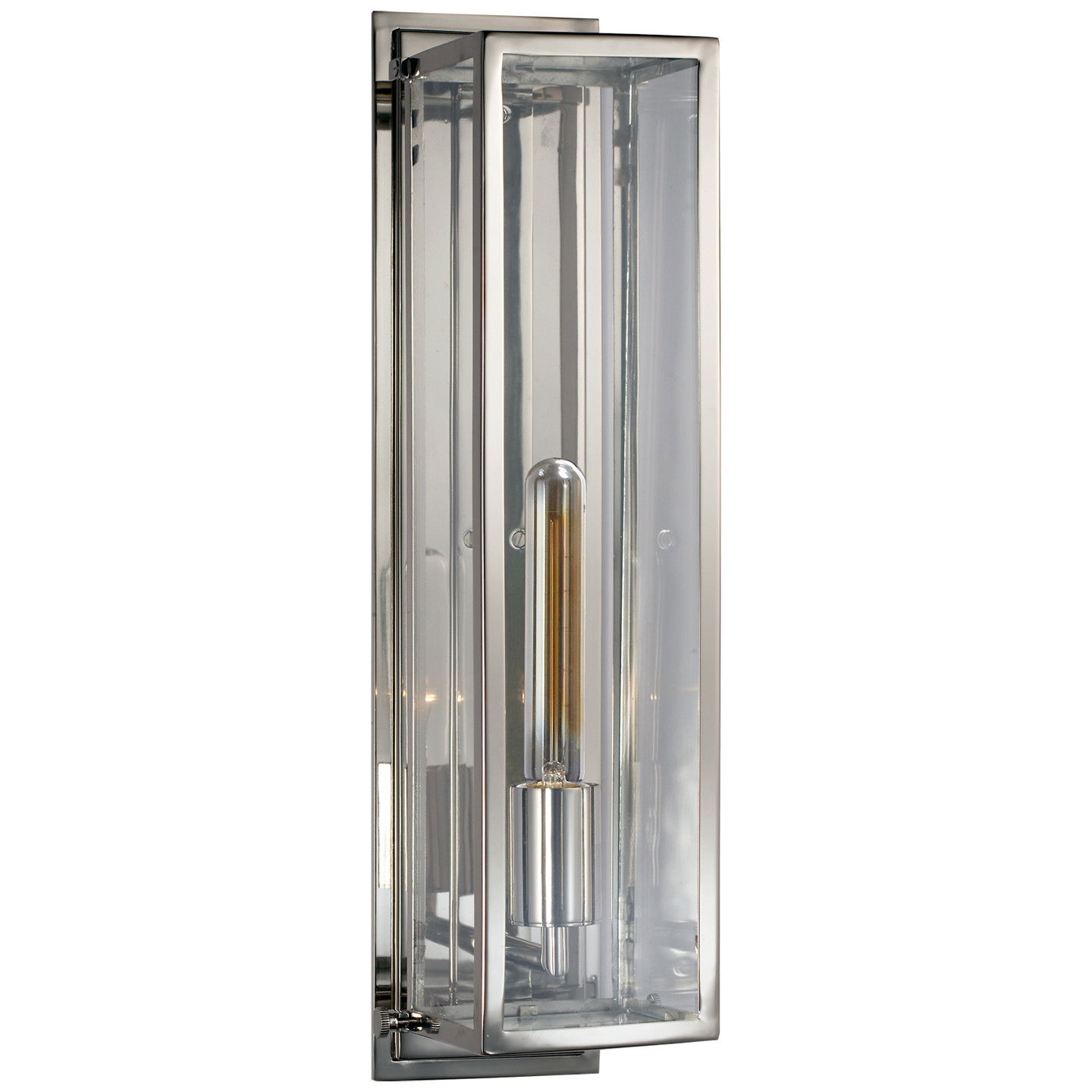 Belden vägglampa nickel