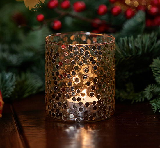 null - Asterion Candle Holder Gold S