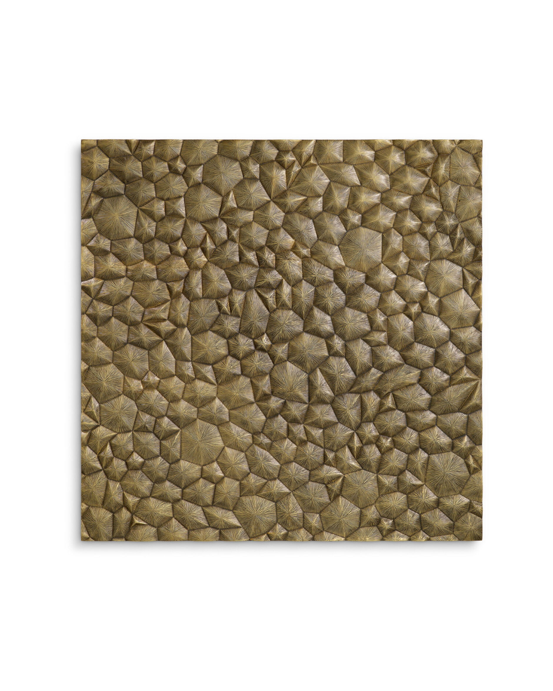 Ultimo Wall Decoration in Antique Brass