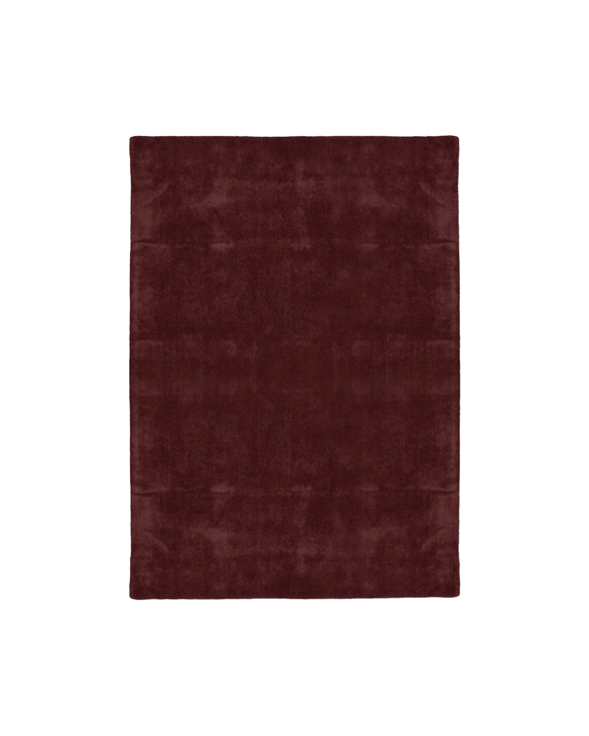 Solid vloerkleed bordeaux