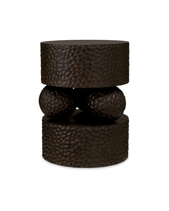 thoren sidobord ebony oak veneer