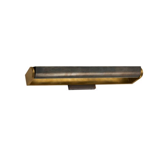 Bronze/Antique Brass - David 24" Pivoting Art Light Polished Nickel