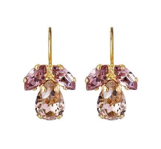 Gold - Petite Timo Earrings Vintage Rose