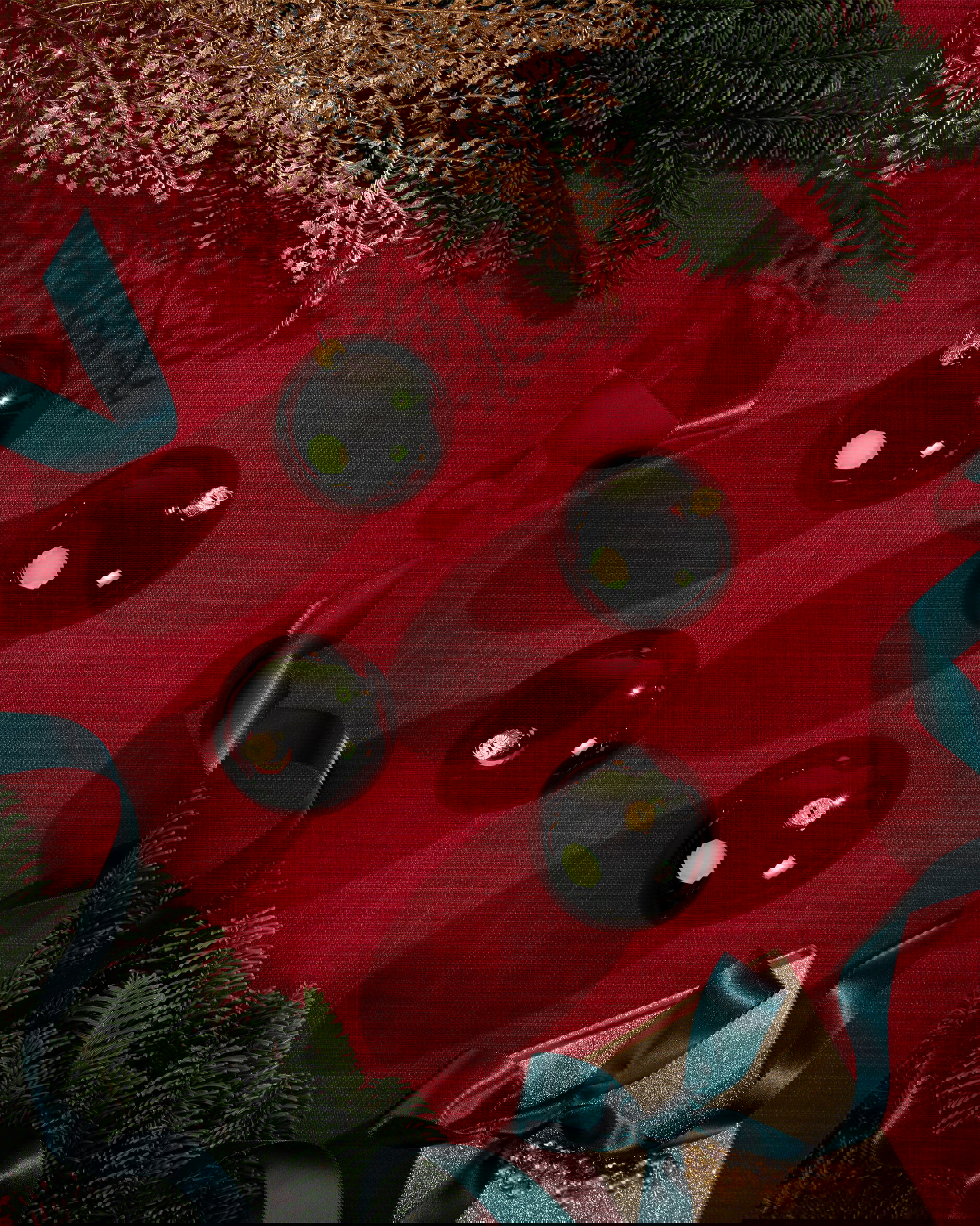 Esther Weihnachtskugel grau 4er-Pack