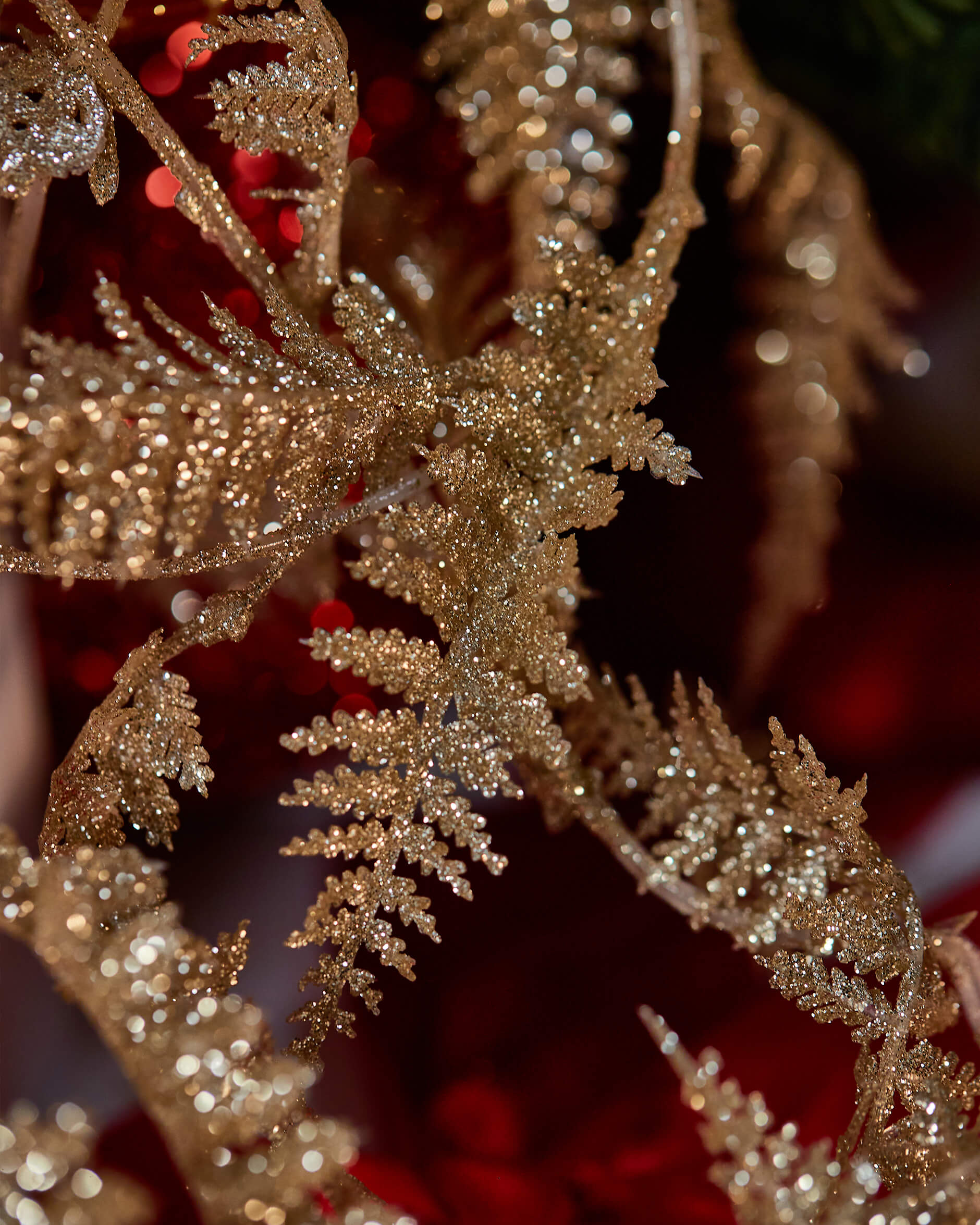 Maurice bladgirlang champagne 180cm