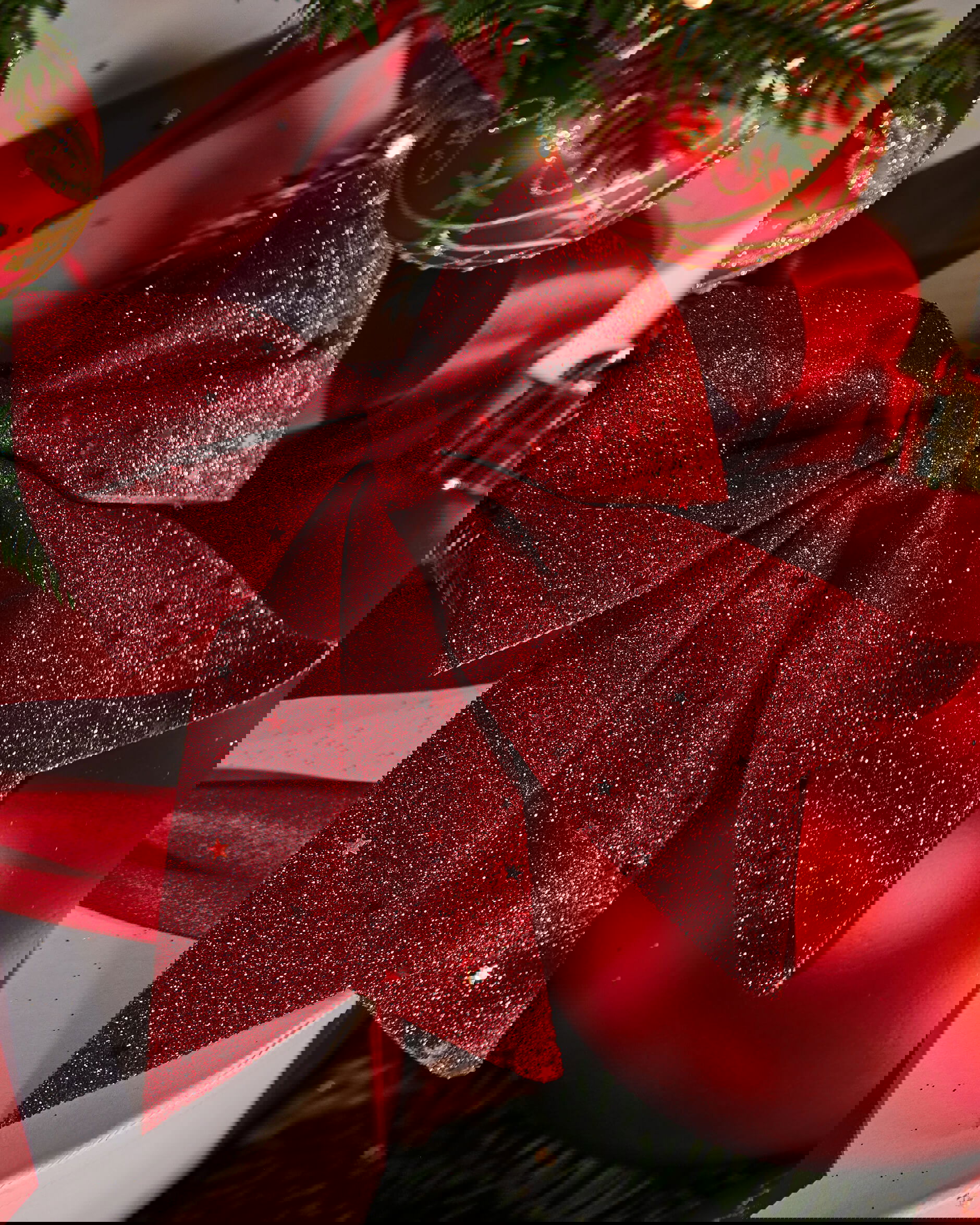 Rory rosett juldekoration röd