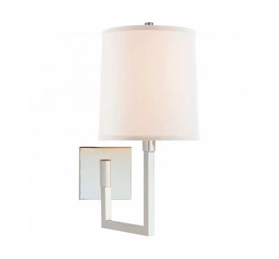 Soft Silver - Small Aspect Articulating Sconce Soft Brass